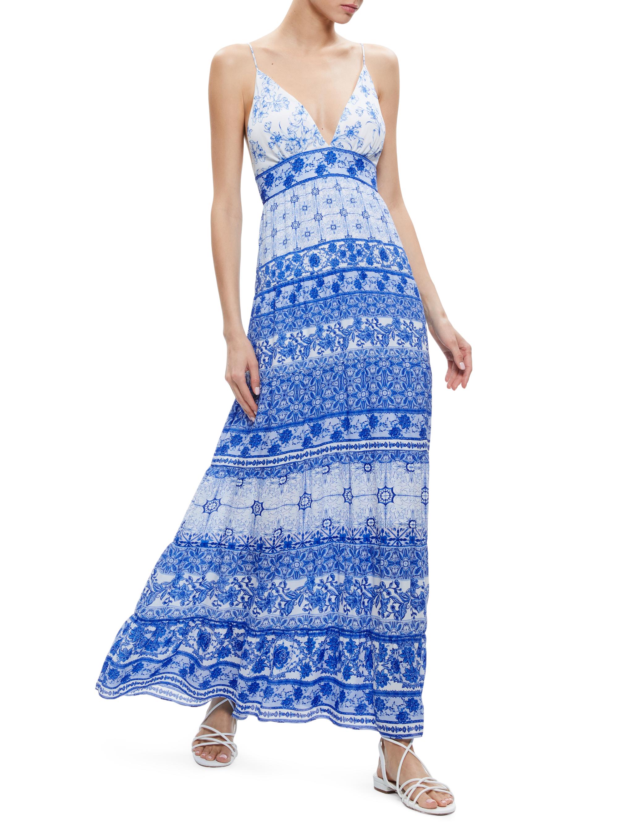 新品alice+oliviaヴィンテージフローラル コッパージャカードワンピース デニムドットジャカードワンピース｜ピンクハウスオフィシャル