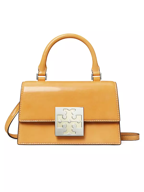 Snapshot of Marc Jacobs - Black rectangular bag made of patent leather with  gold colored logo for women