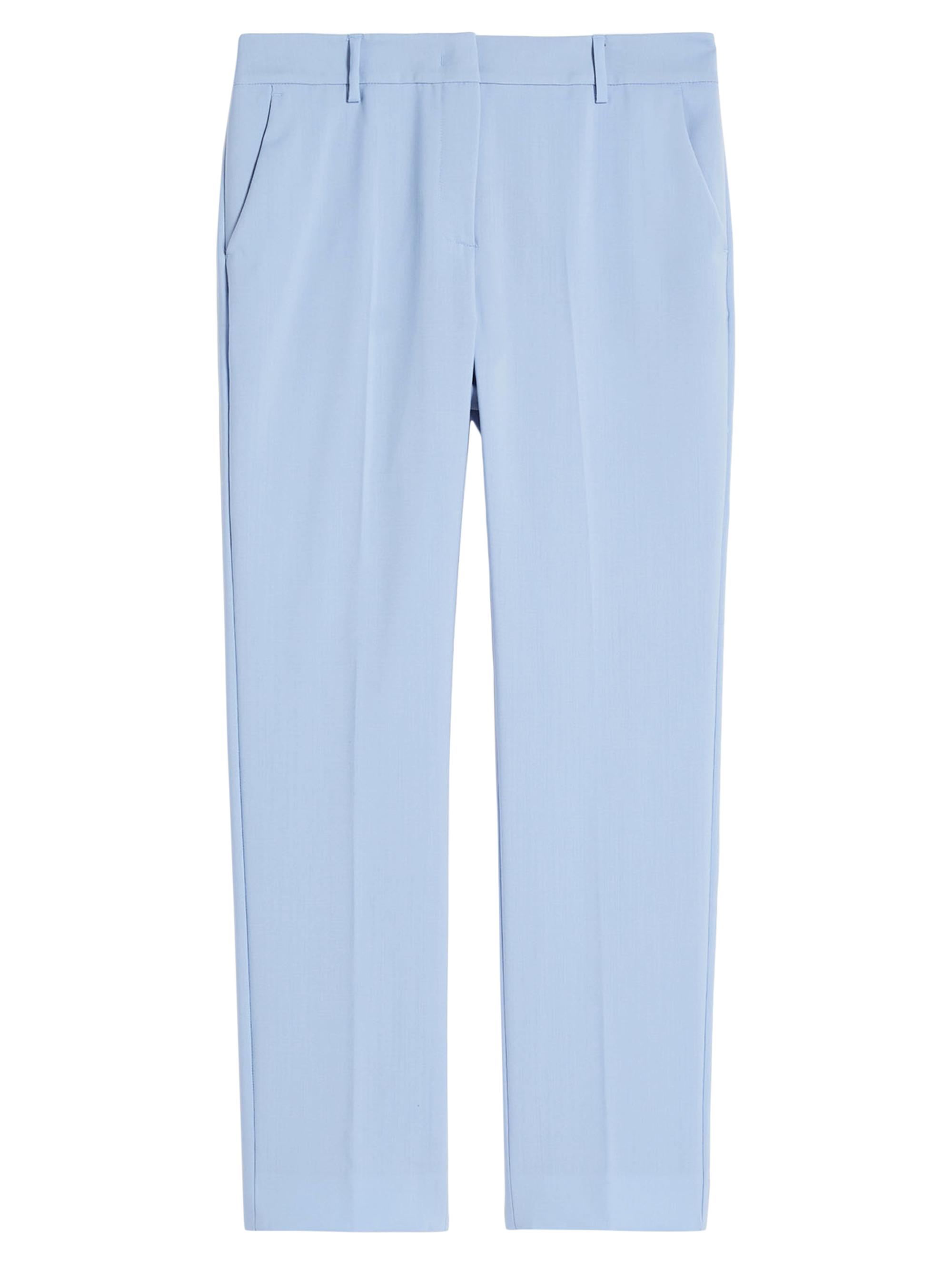 Weekend Max Mara Women's Canon Straight-Leg Wool Trousers - Light Blue