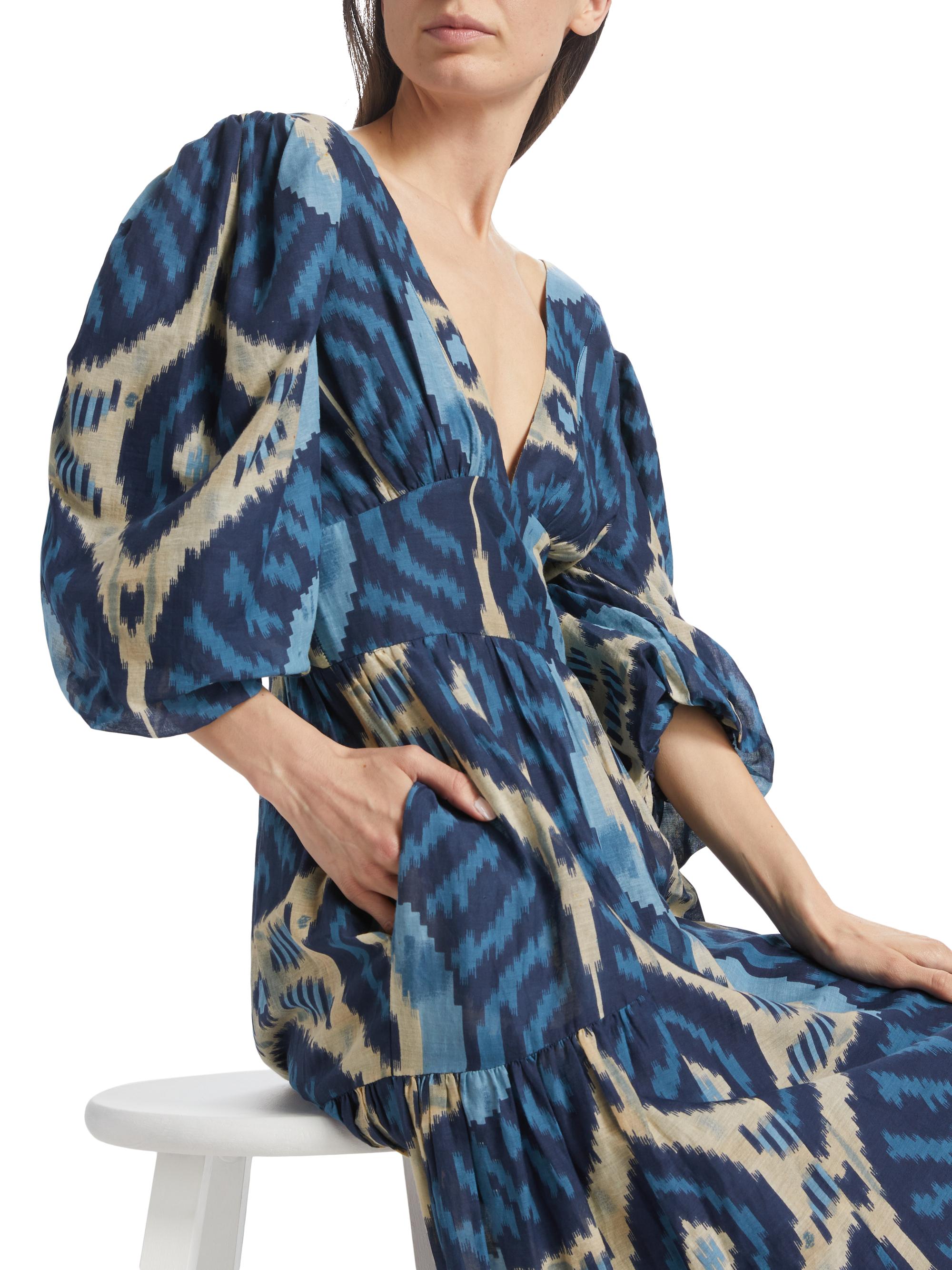 Love the Label Elise Printed Midi-Dress | Saks Fifth Avenue