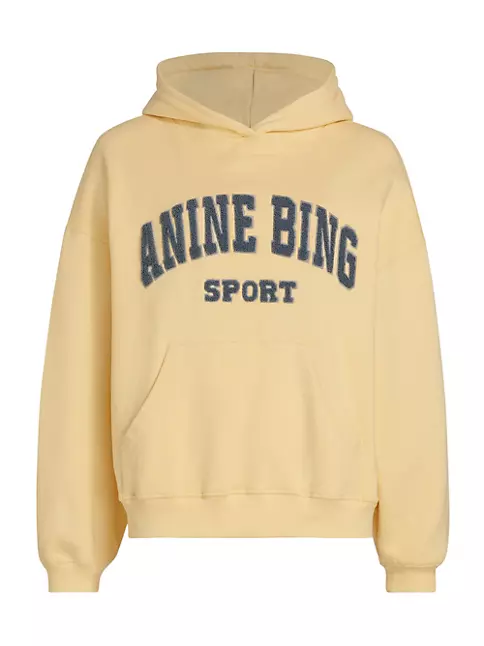Shop Anine Bing Harvey Oversized Logo Sweatshirt | Saks Fifth Avenue