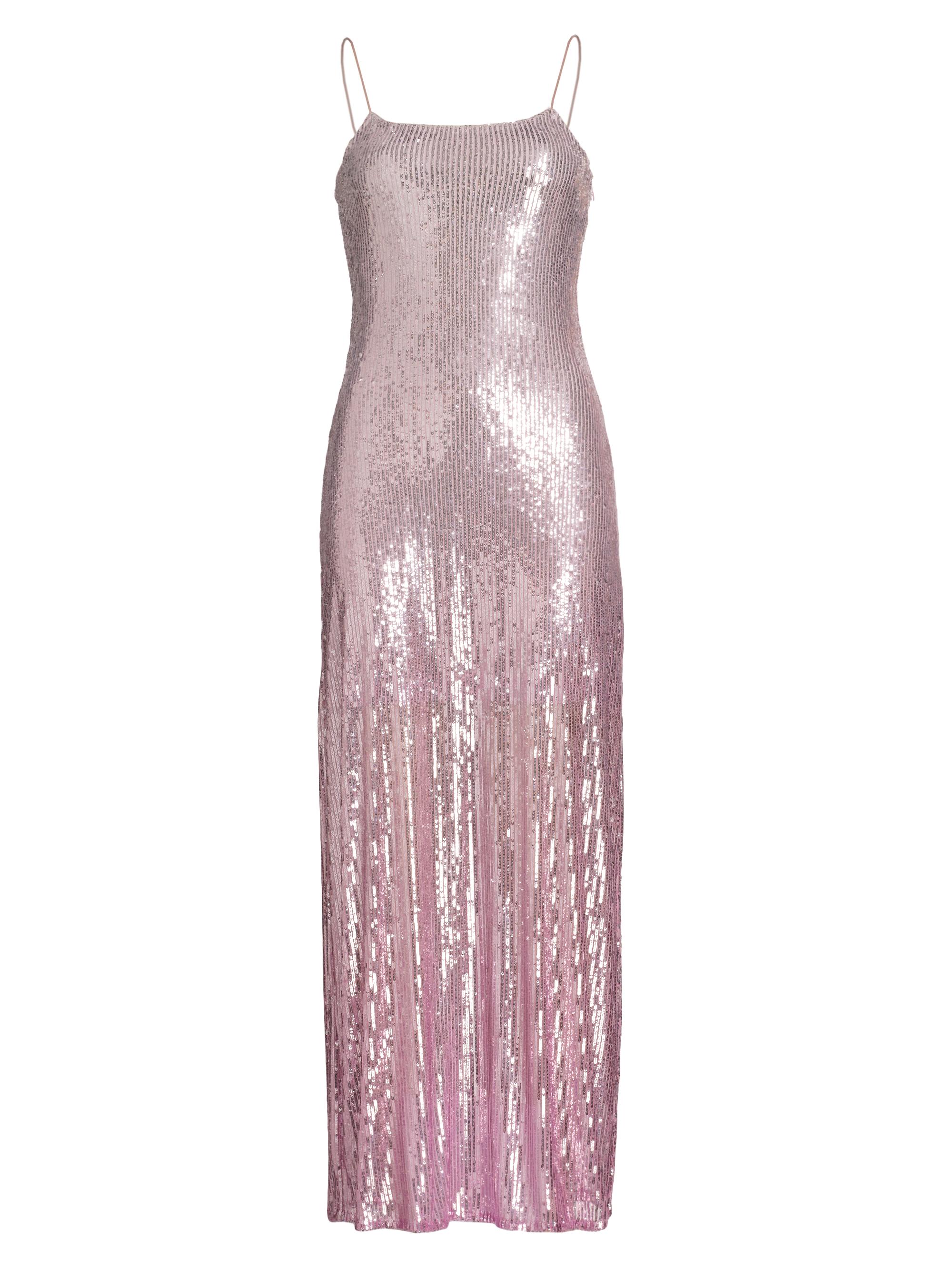 LoveShackFancy Women's Grand Sequin-Embroidered Gown - Pink Ombre
