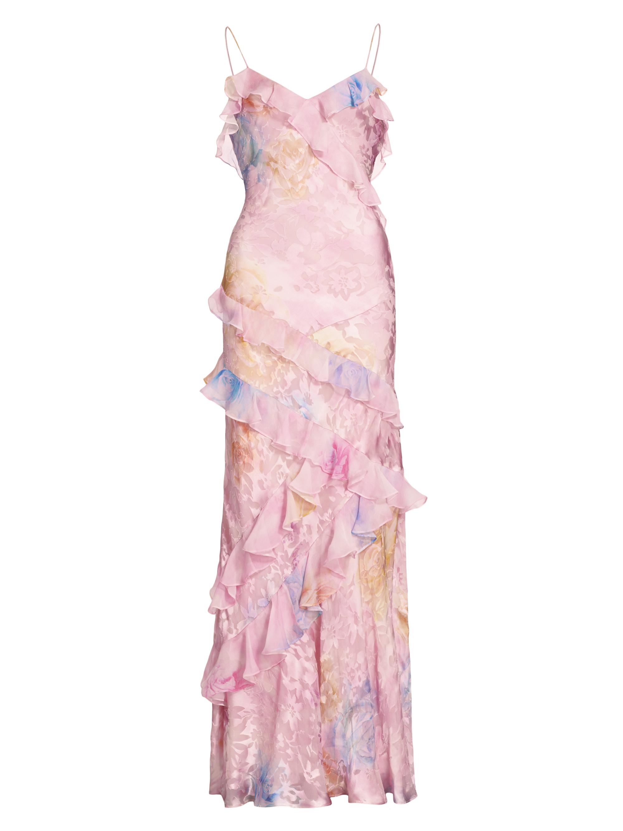 LoveShackFancy Rialto Jacquard Floor-Length Dress | Saks Fifth Avenue