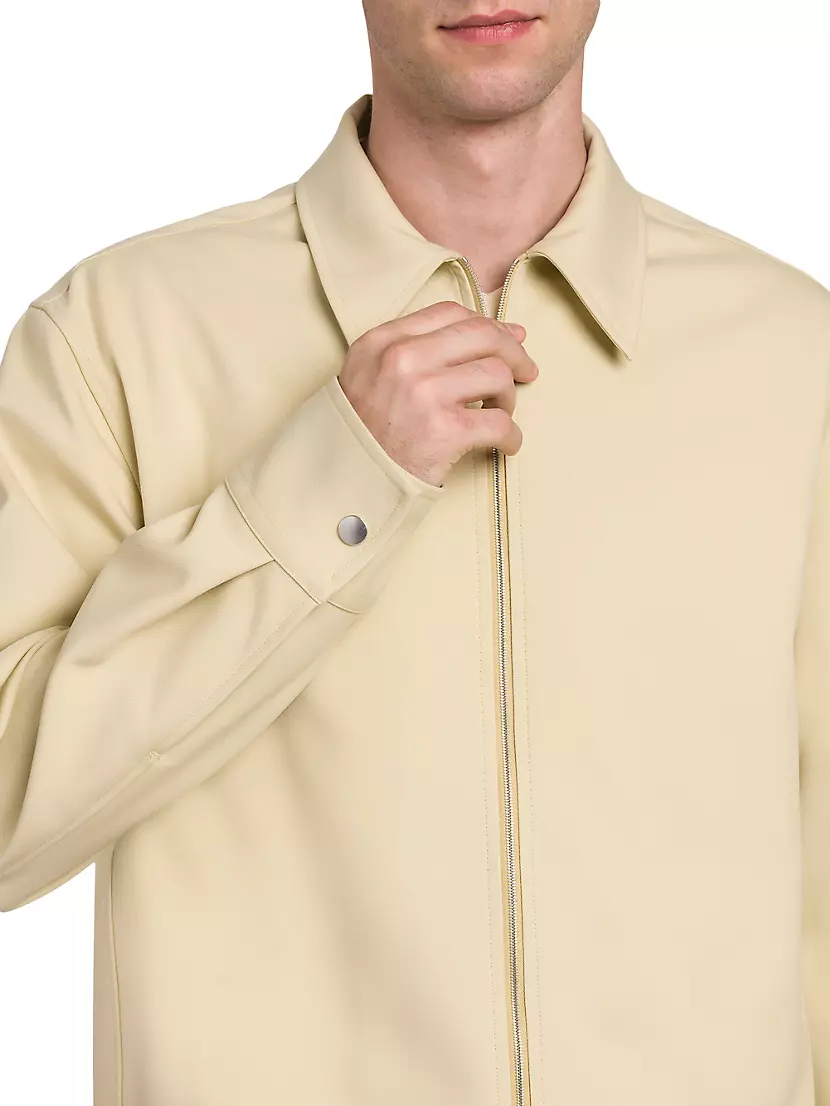 Zip-Up Shirt Jacket