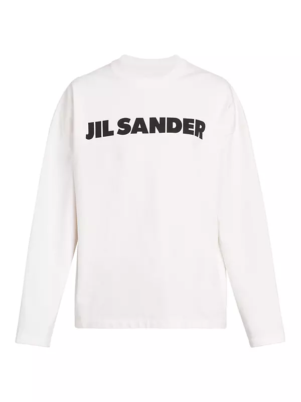 Shop Jil Sander Logo Long-Sleeve T-Shirt | Saks Fifth Avenue