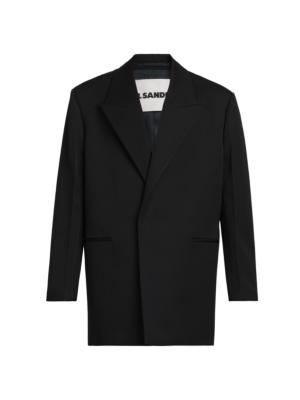 Ferragamo peak-lapels cotton single-breasted blazer - Blue