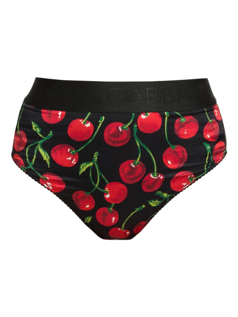 Dolce & Gabbana CR1799A147180405 関税送料込 Dolce&Gabbana Cherry-Print High-Waist Briefs | Saks Fifth Avenue