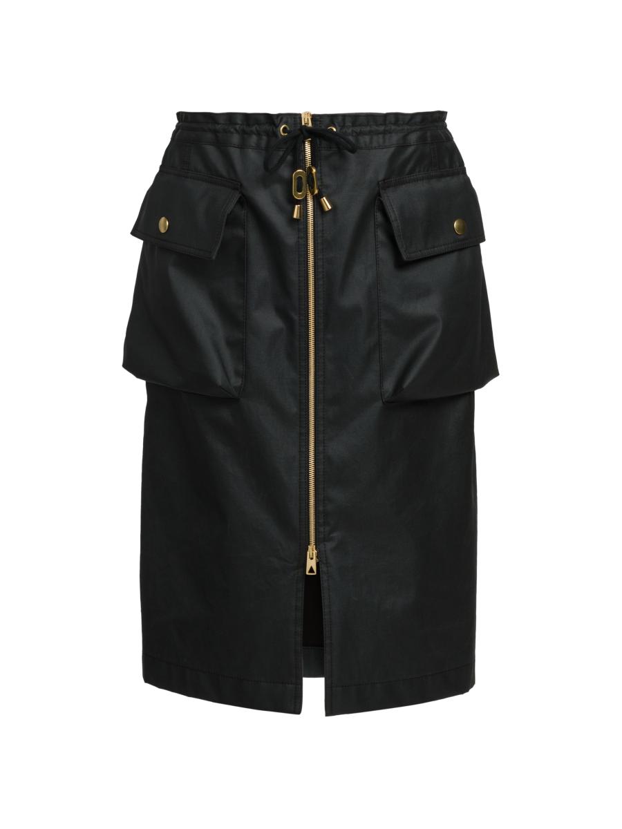 Bottega Veneta Coated Cargo Midi-Skirt | Saks Fifth Avenue