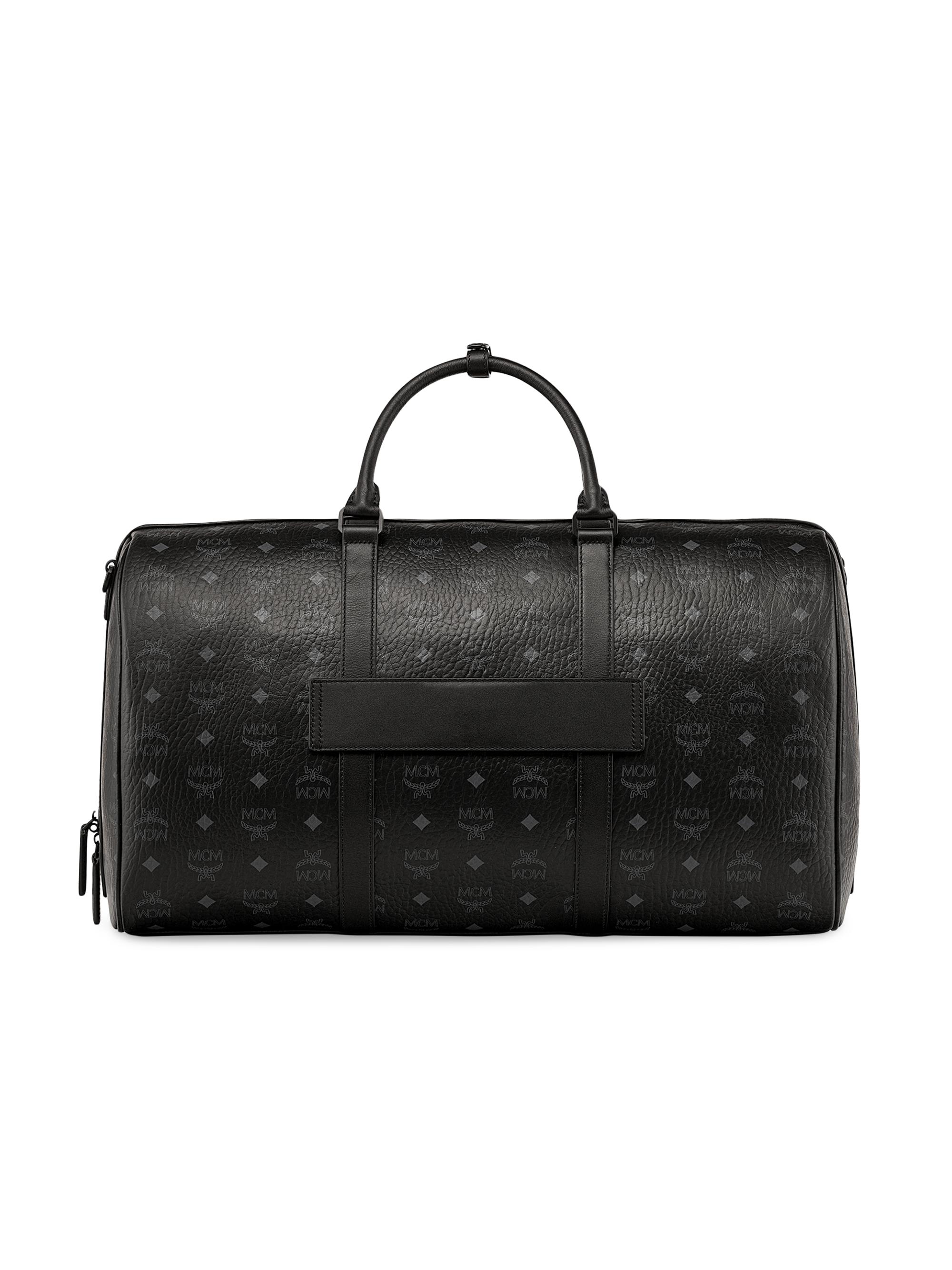 MCM Ottomar Large Logo Visetos Duffel Bag | Saks Fifth Avenue