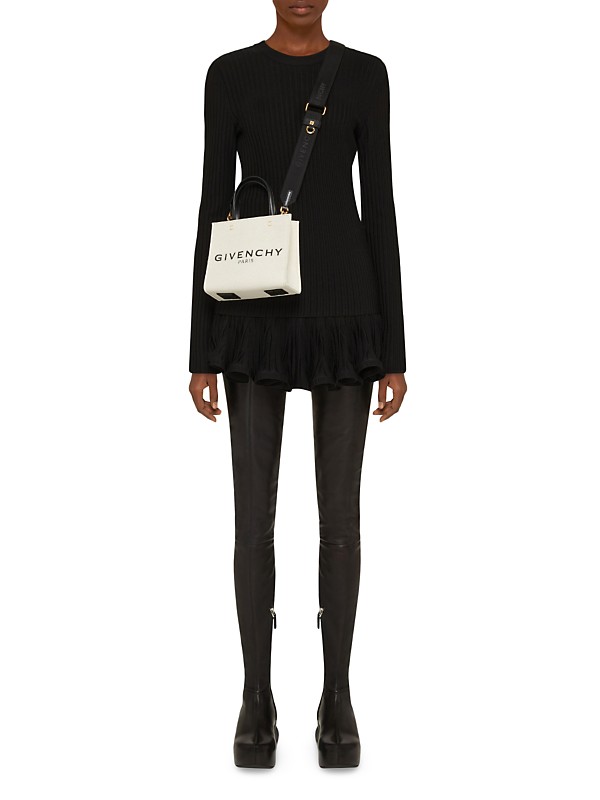 Shop Givenchy Mini G Tote Shopping Bag in Canvas | Saks Shop Givenchy Mini G Tote Shopping Bag in Canvas | Saks