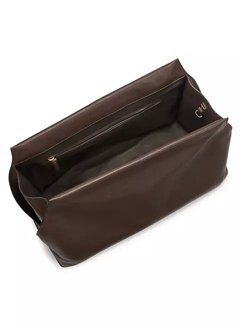 Aesther Ekme - Leather Flat Hobo Bag on Designer Wardrobe