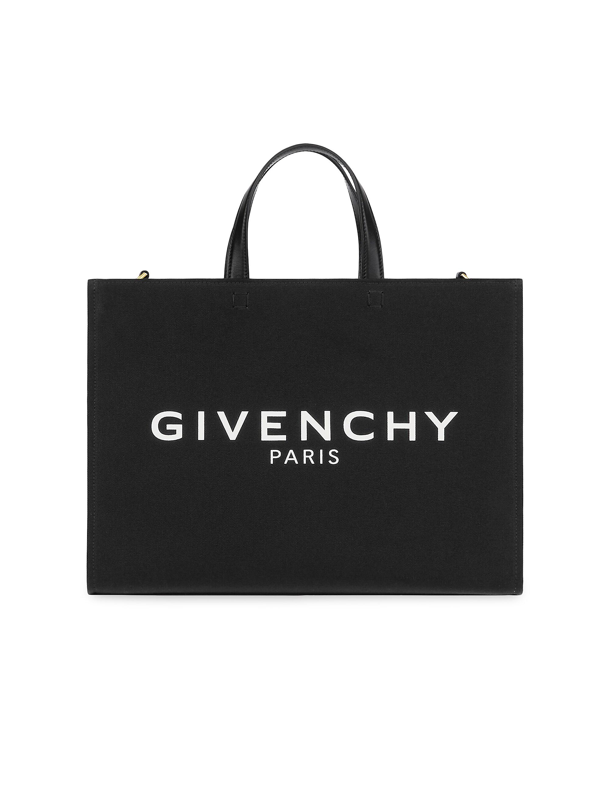 Givenchy Women's  G Tote Shopping Bag in Canvas - Beige Black