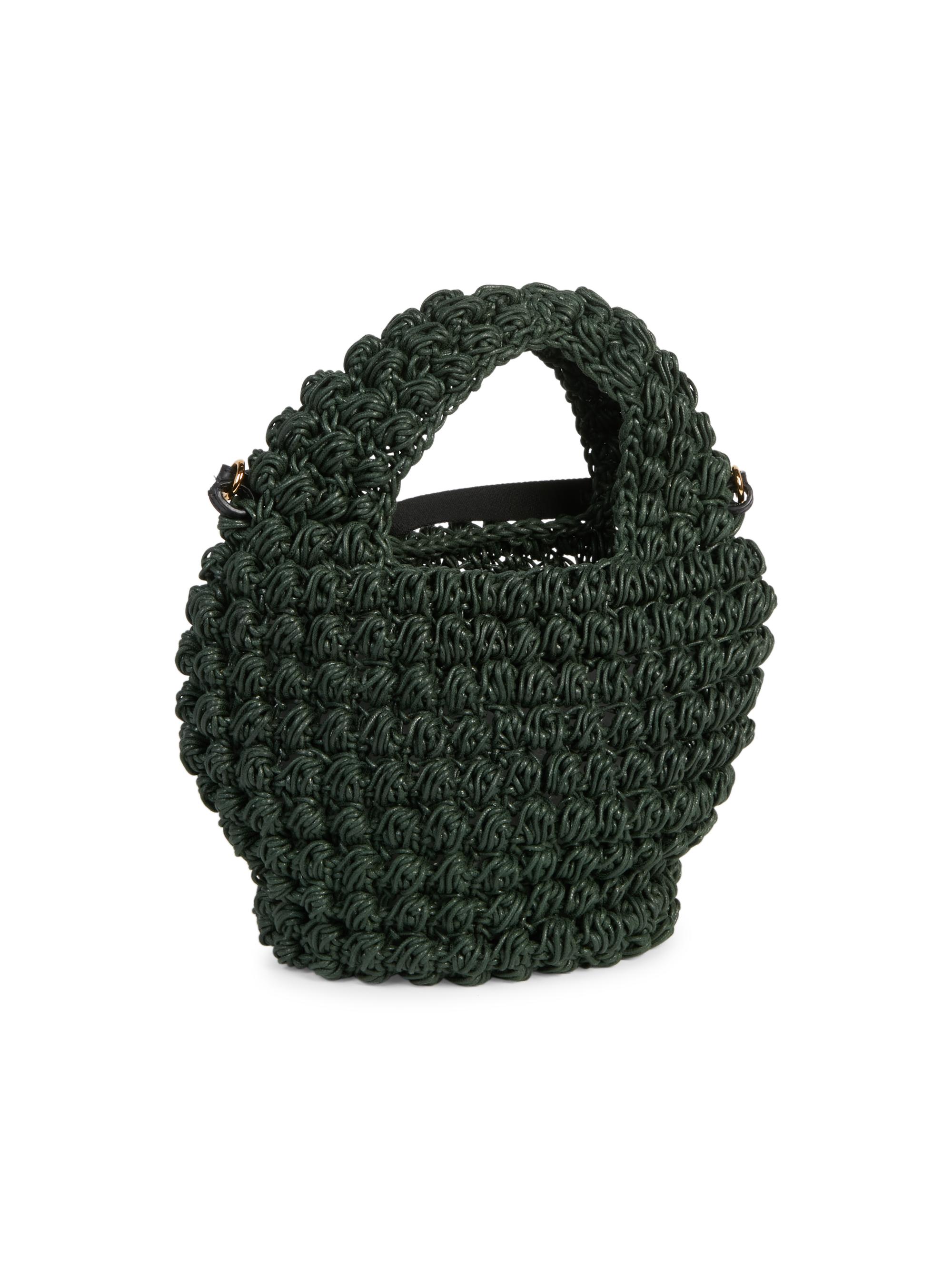 JW Anderson Popcorn Knit Basket Bag | Saks Fifth Avenue