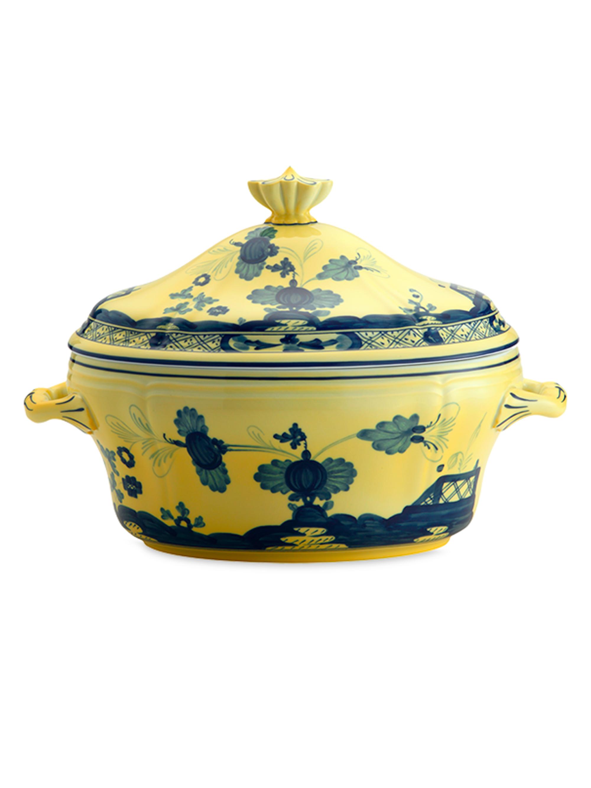 Ginori 1735 Oriente Italiano Soup Tureen - Citrino