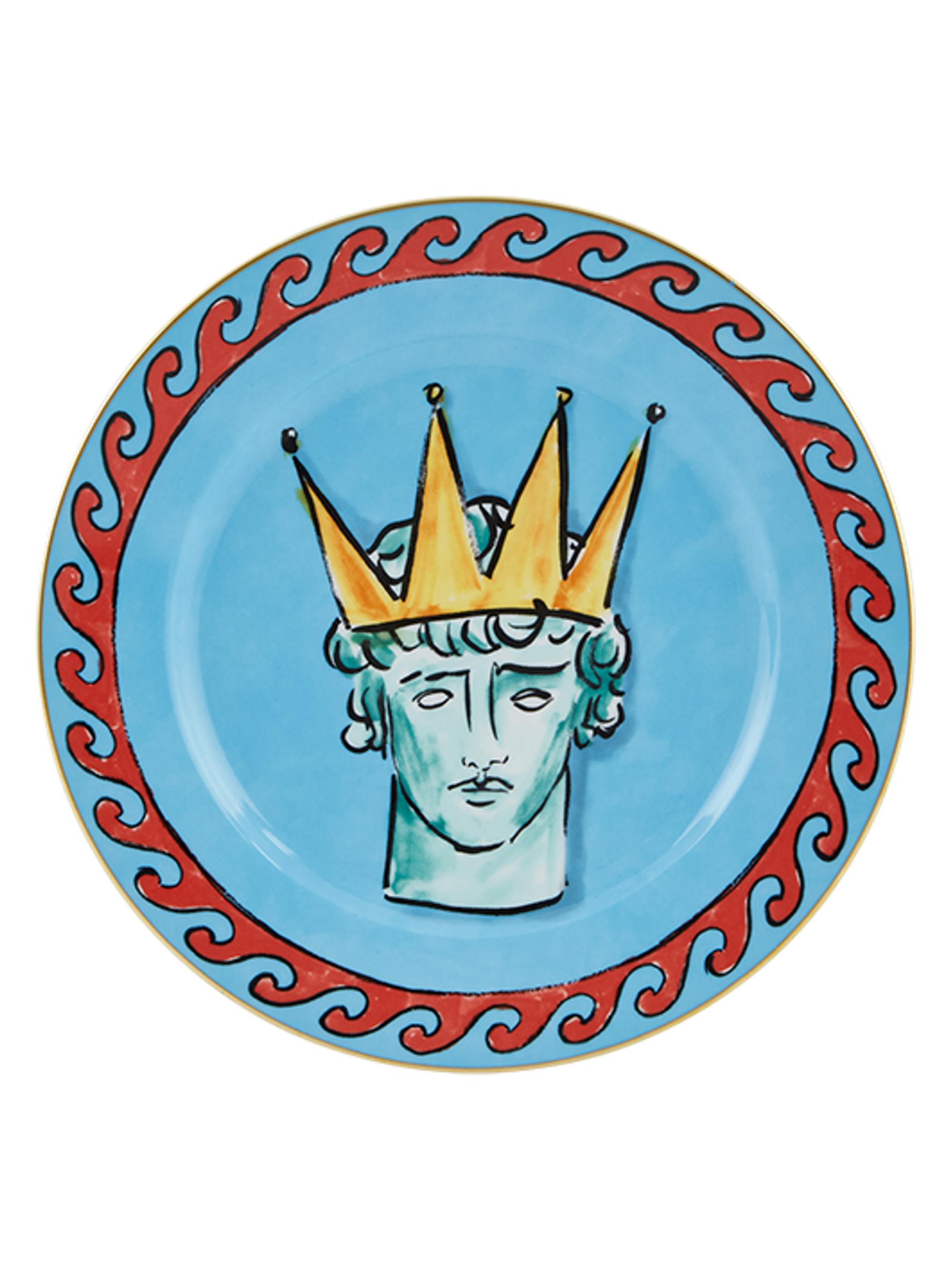 Ginori 1735 Il Viaggio Di Nettuno Dinner Plate - Blue