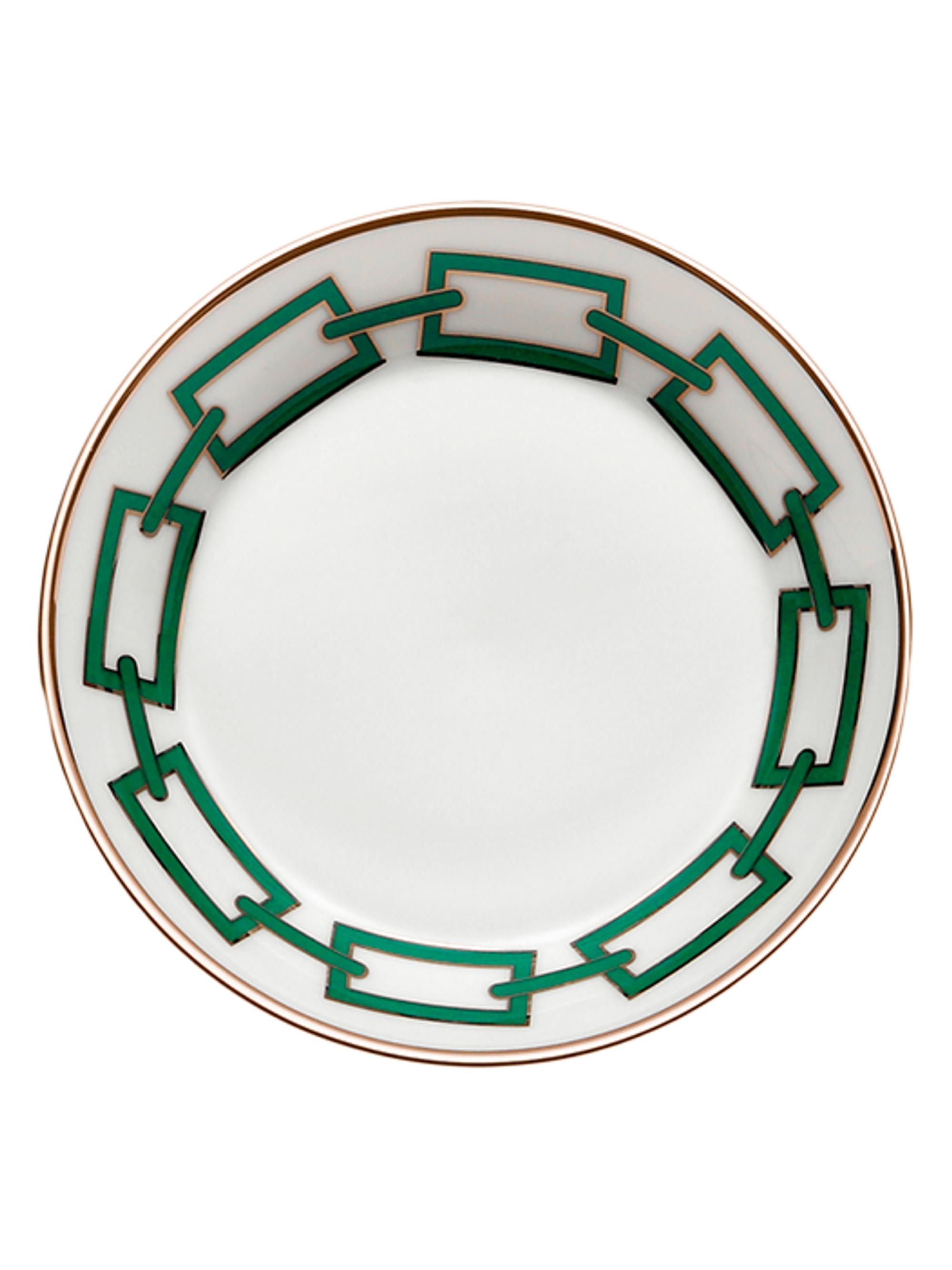 Ginori 1735 Catene Tea Saucer - Green