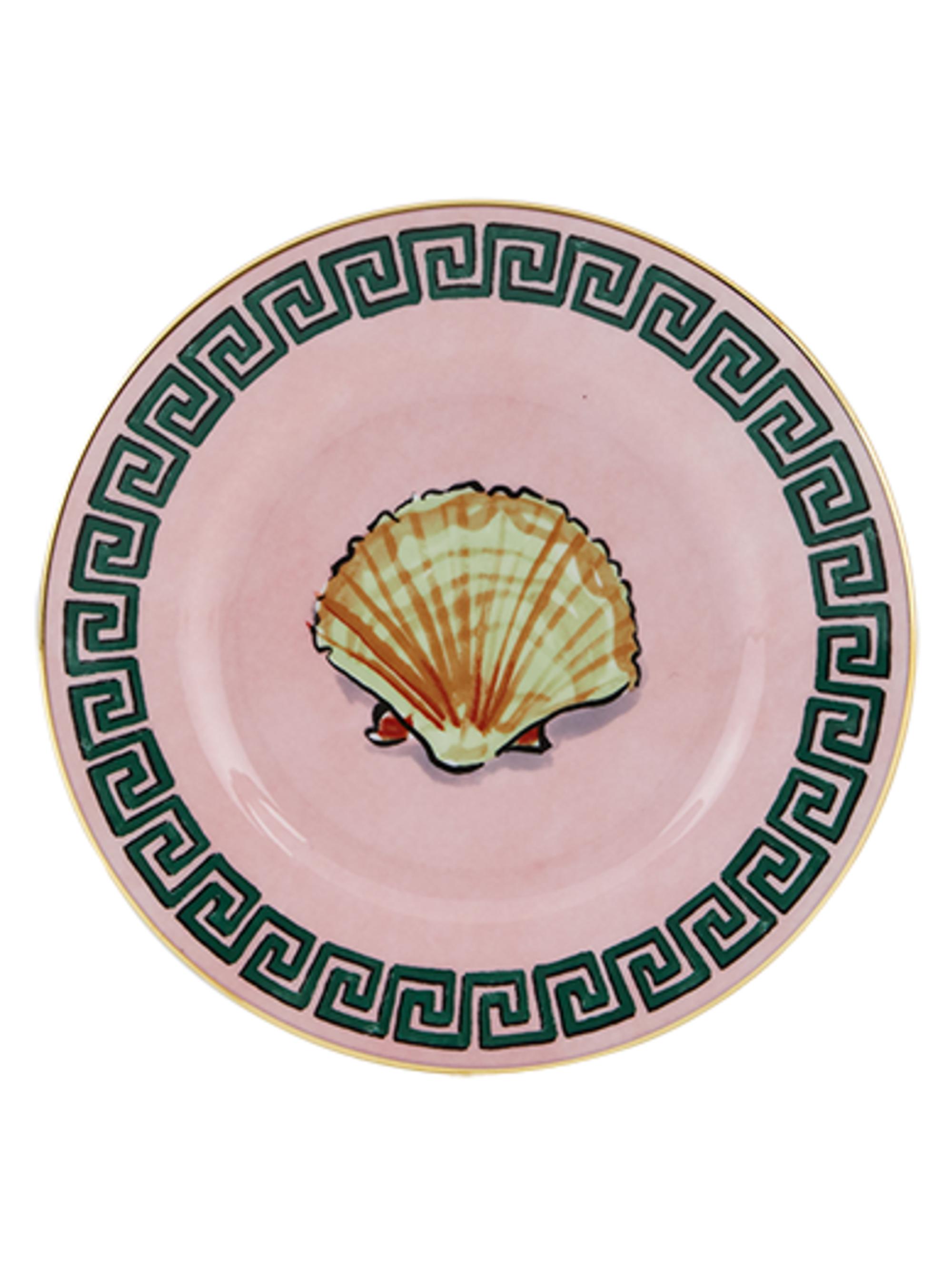 Ginori 1735 Il Viaggio Di Nettuno Bread Plate - Pink