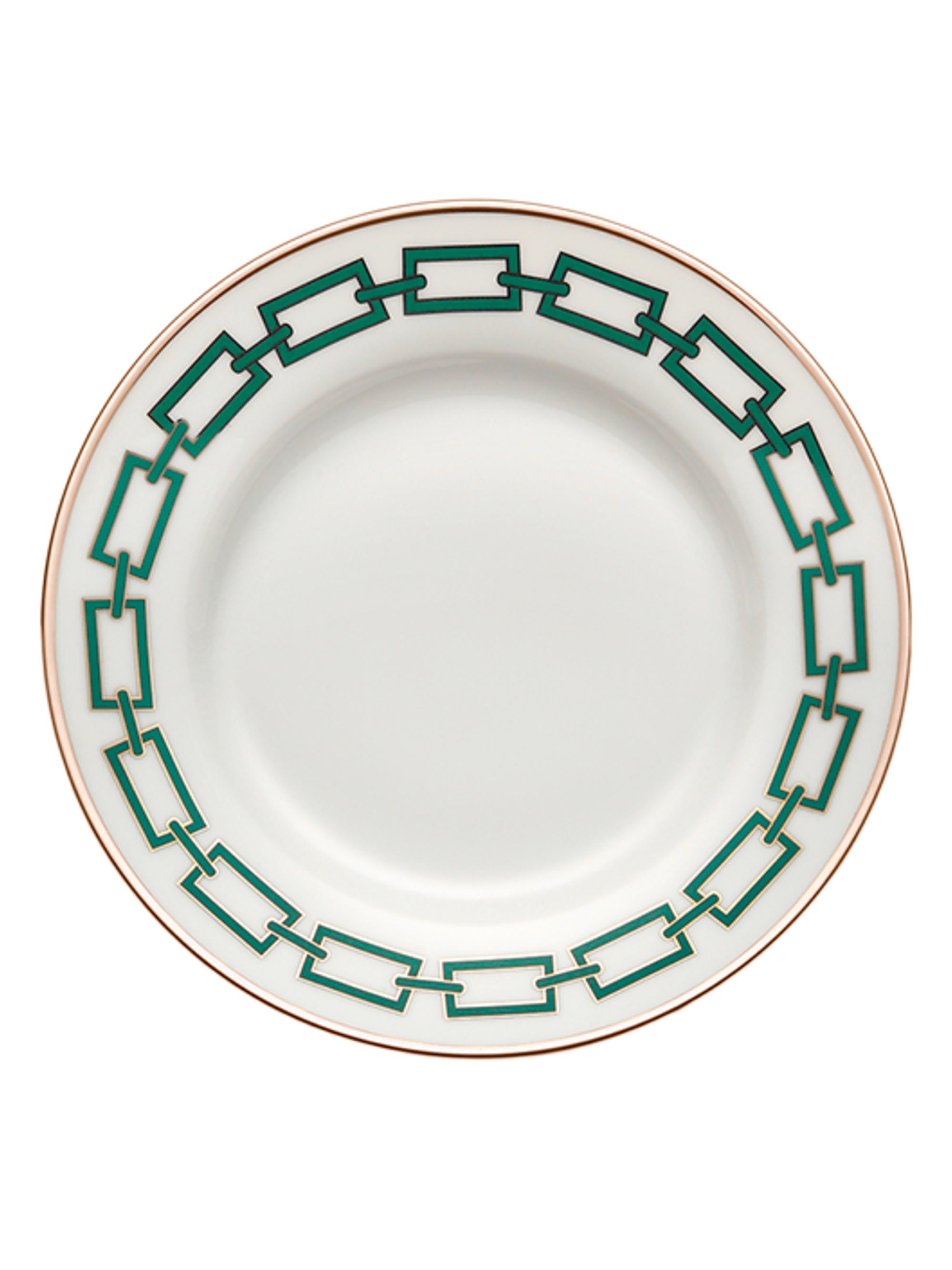 Ginori 1735 Catene Dessert Plate - Green