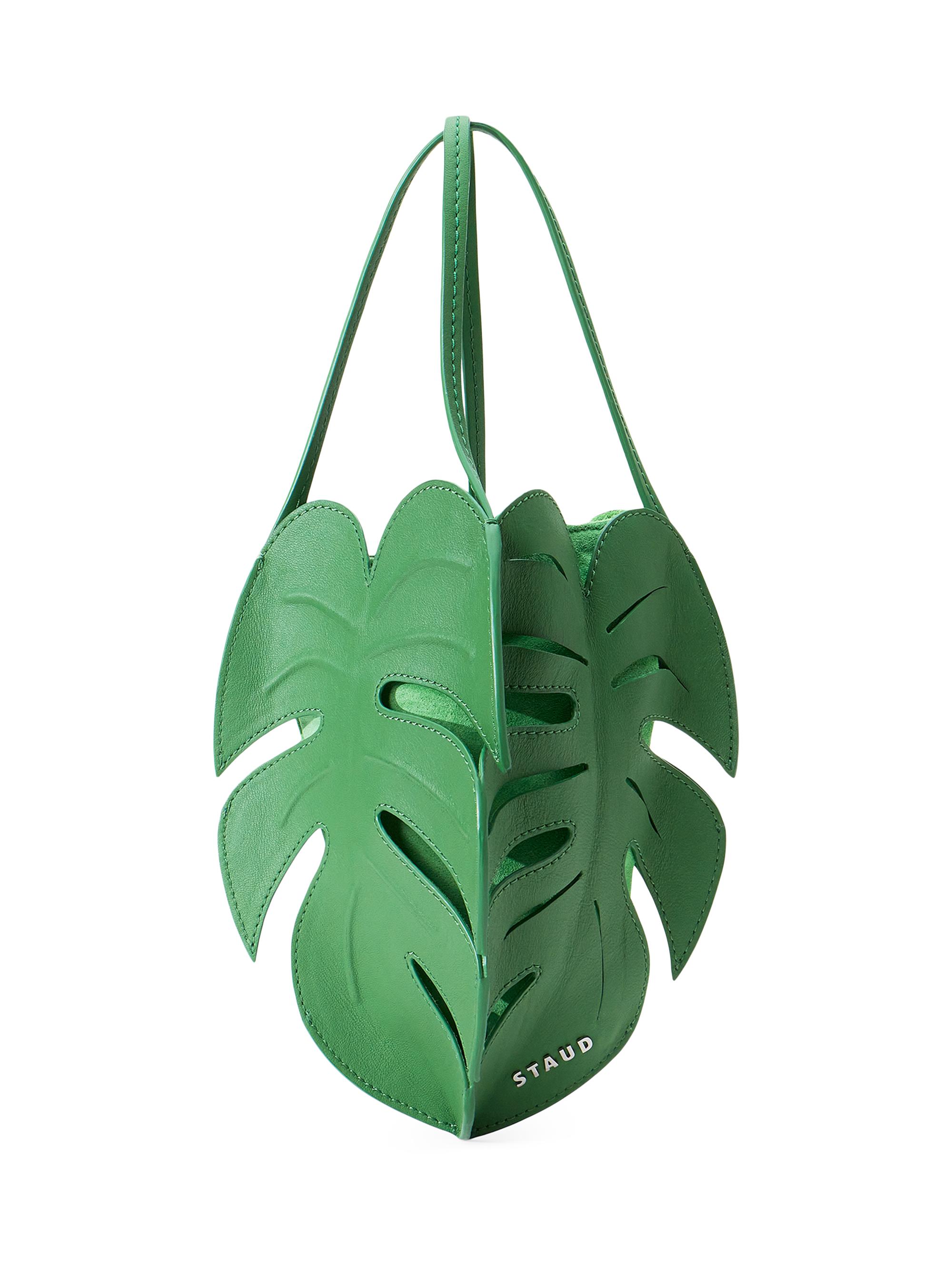 Staud Palm Leather Shoulder Bag | Saks Fifth Avenue