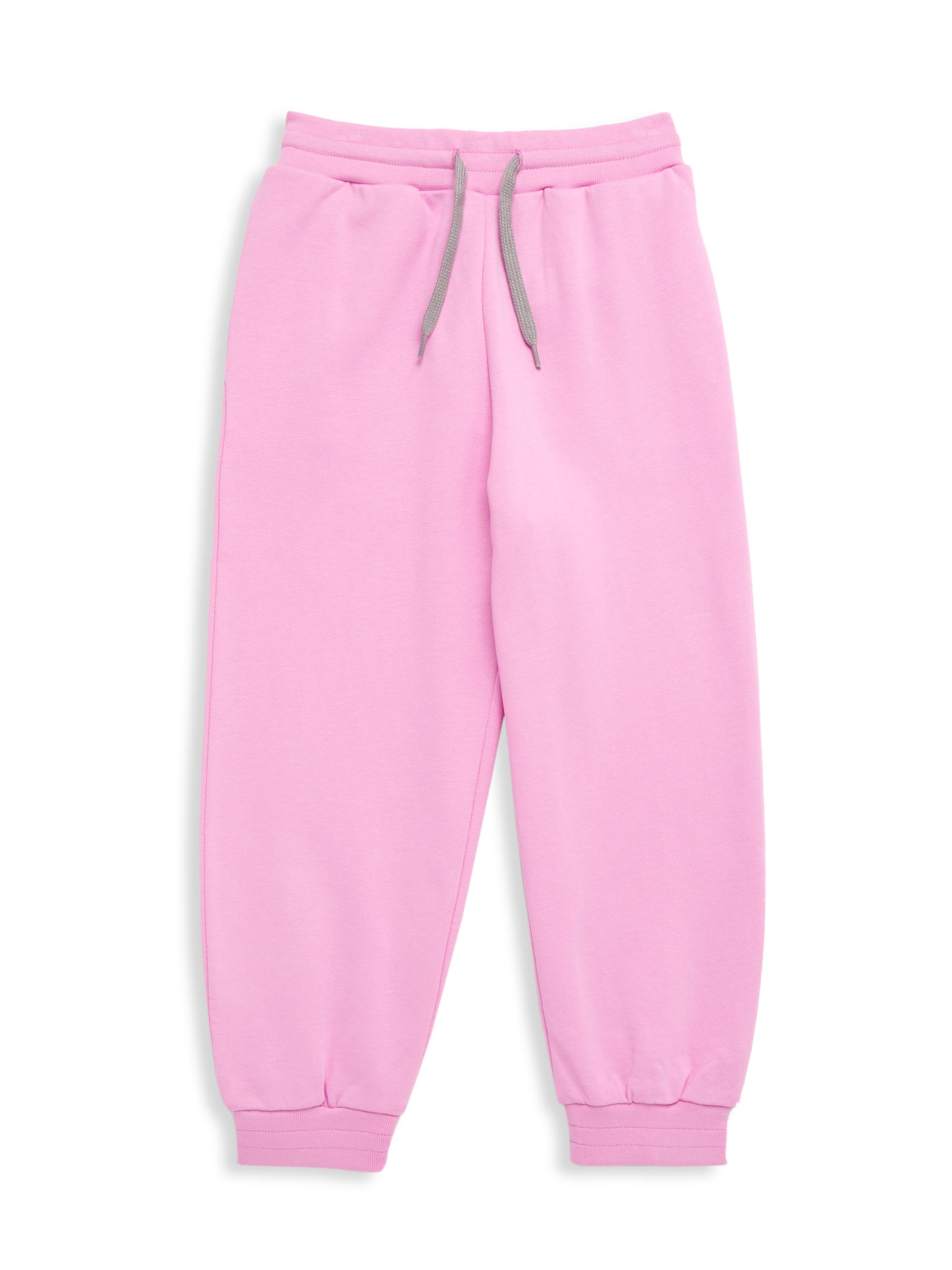 Fendi Little Girl's & Girl's Logo Joggers - Pink