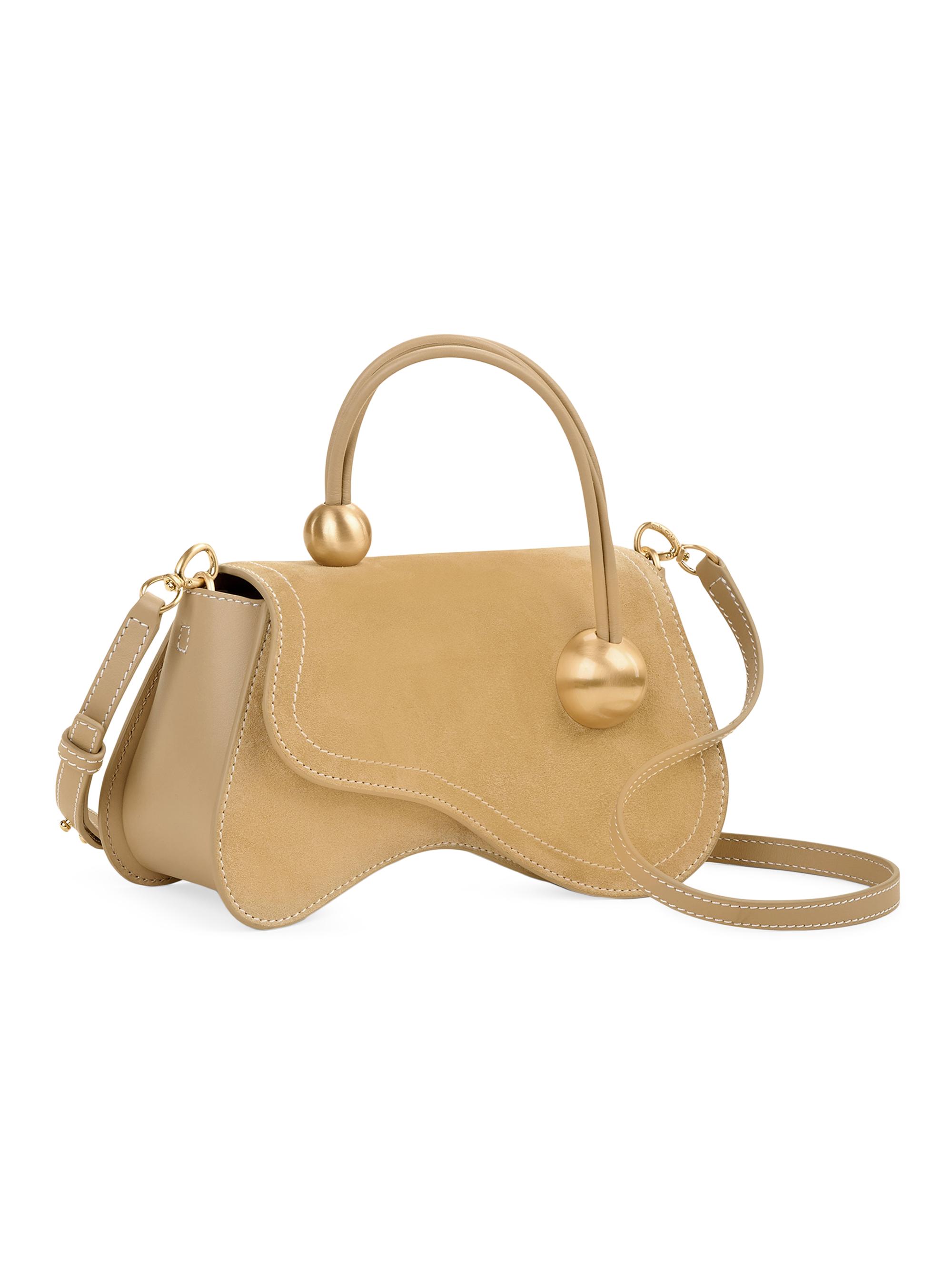Cult Gaia Kazia Suede Top Handle Bag | Saks Fifth Avenue