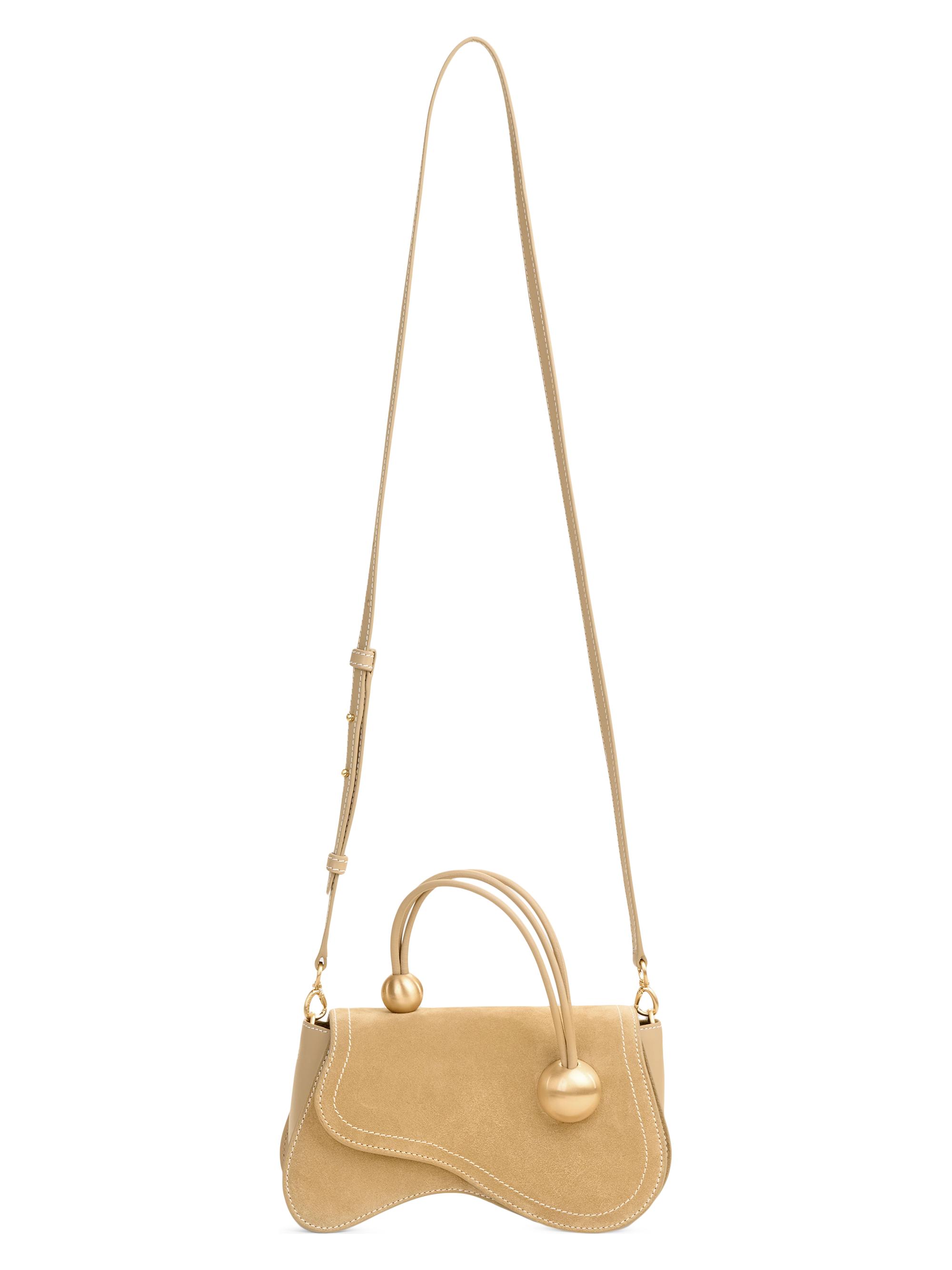 Cult Gaia Kazia Suede Top Handle Bag | Saks Fifth Avenue