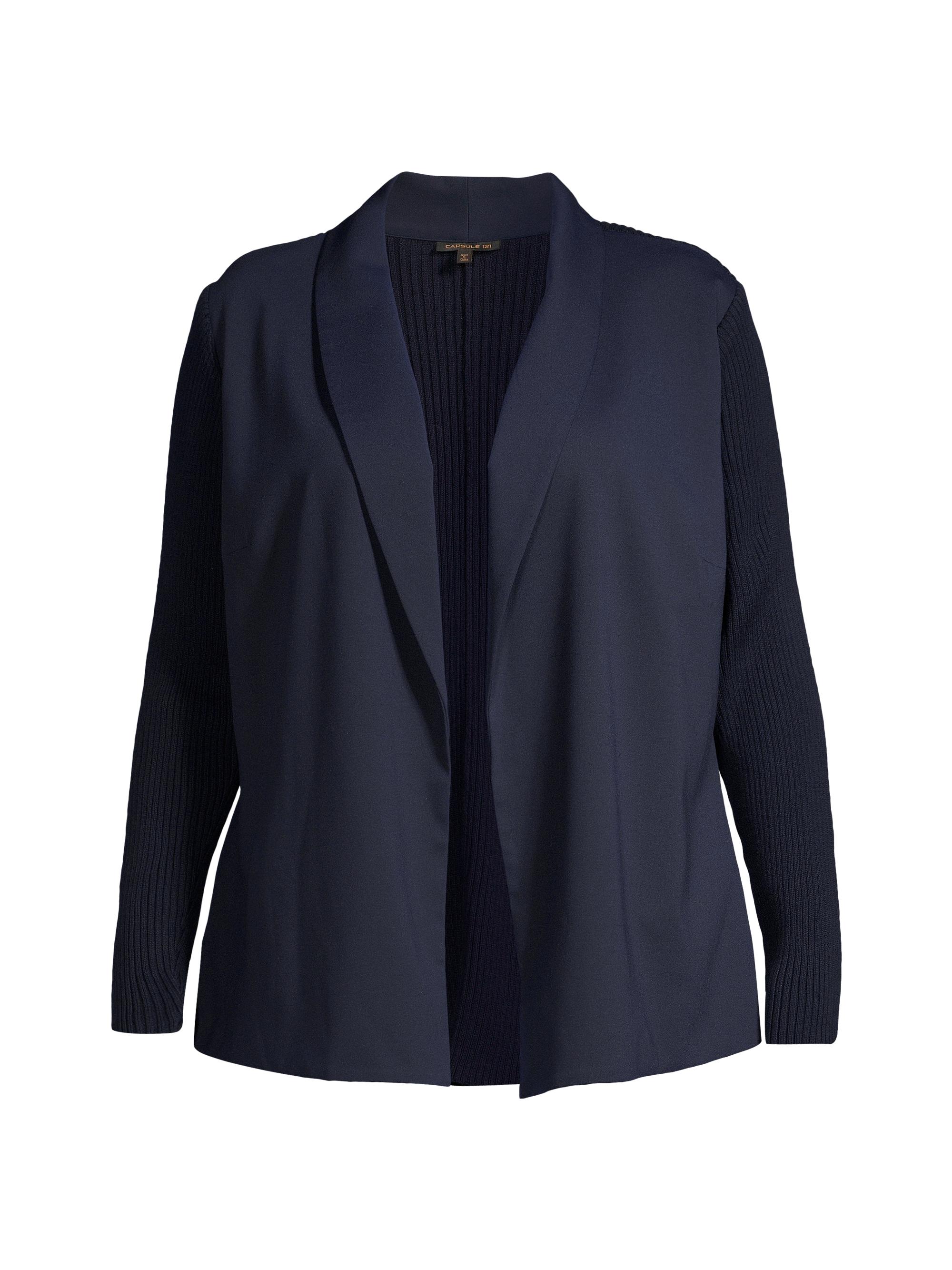 Capsule 121 Women's The Columbia Open-Front Jacket - Navy