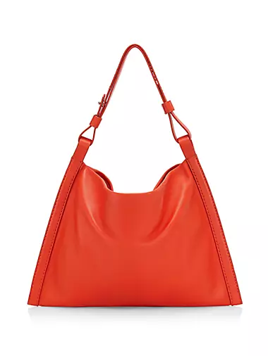 Minetta Leather Top-Handle Bag