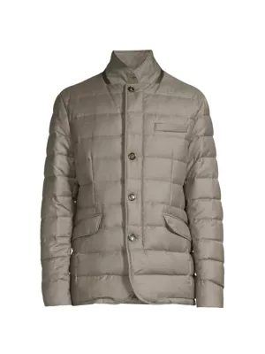 Moorer Vangi-Kn quilted jacket - Neutrals