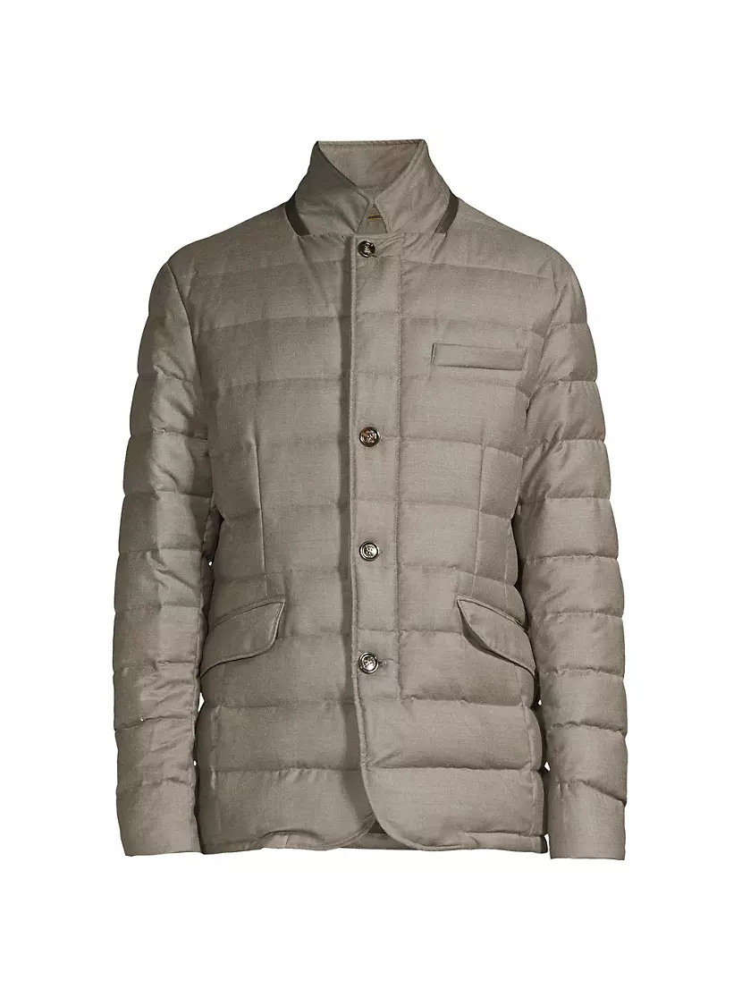 Shop Moorer Moorer Zayn Quilted Jacket | Saks Fifth Avenue