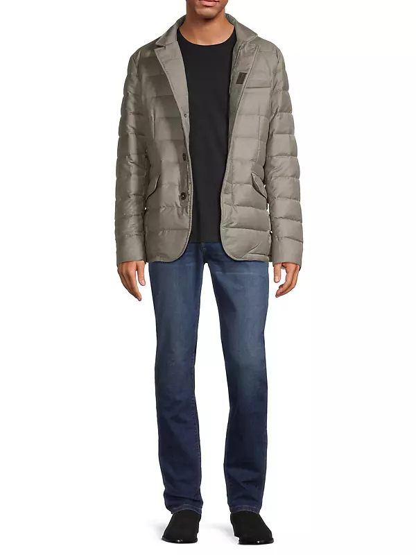 Shop Moorer Moorer Zayn Quilted Jacket | Saks Fifth Avenue