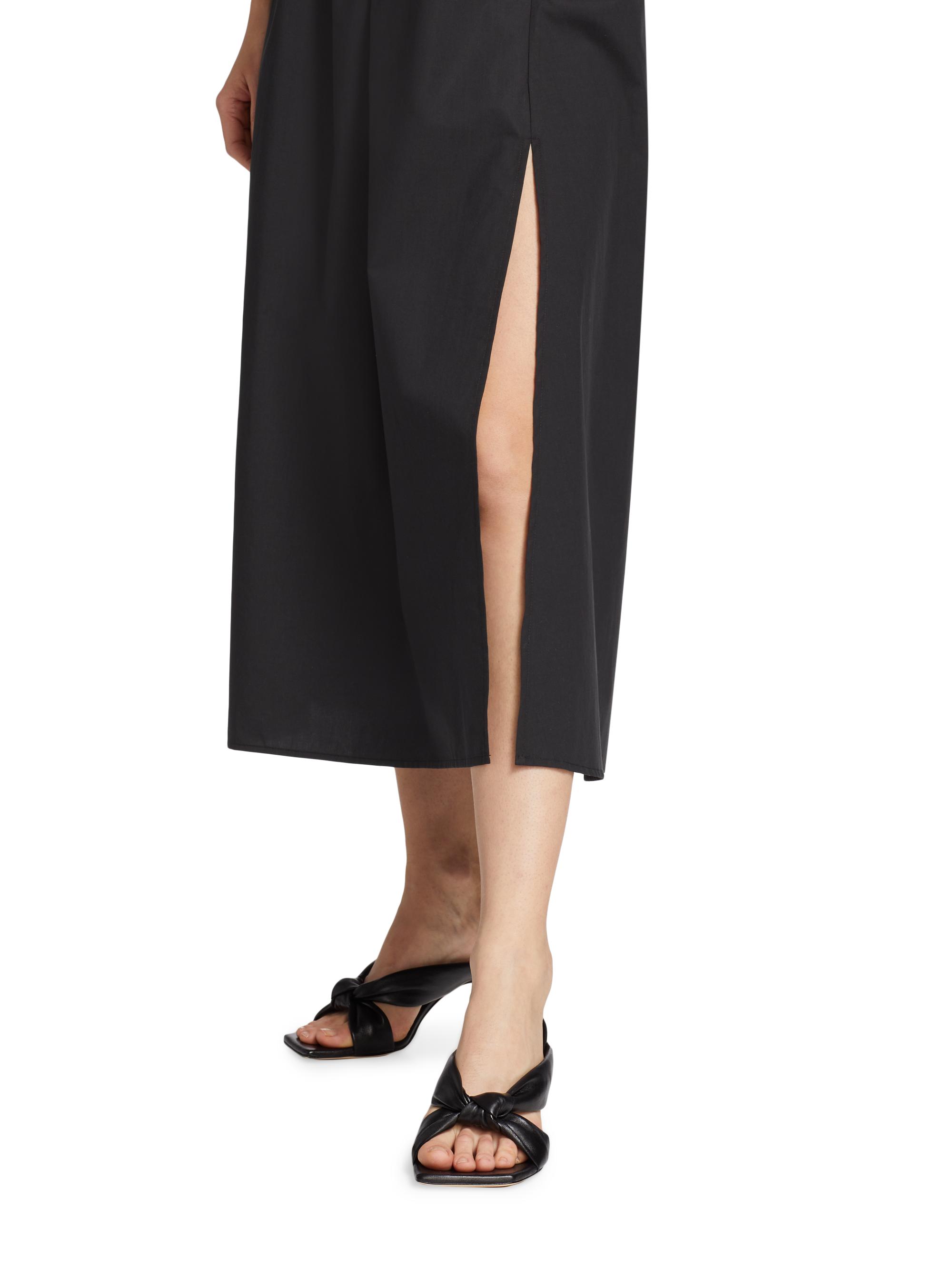 strapless open back dress Knife Pleat Dress - Round Neck