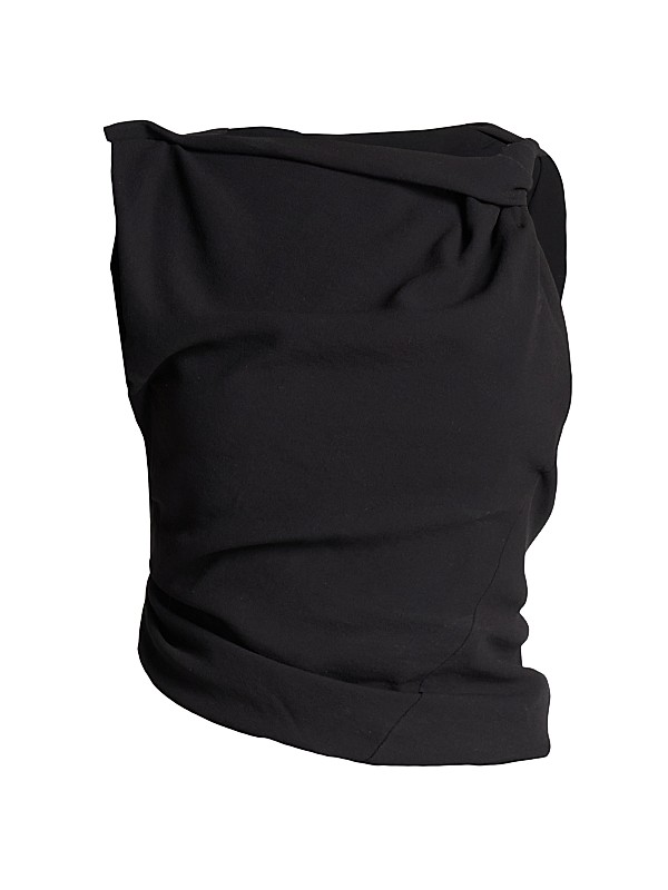 Shop Acne Studios Tesla Draped Knit Top | Saks Fifth Avenue Shop Acne Studios Tesla Draped Knit Top | Saks Fifth Avenue