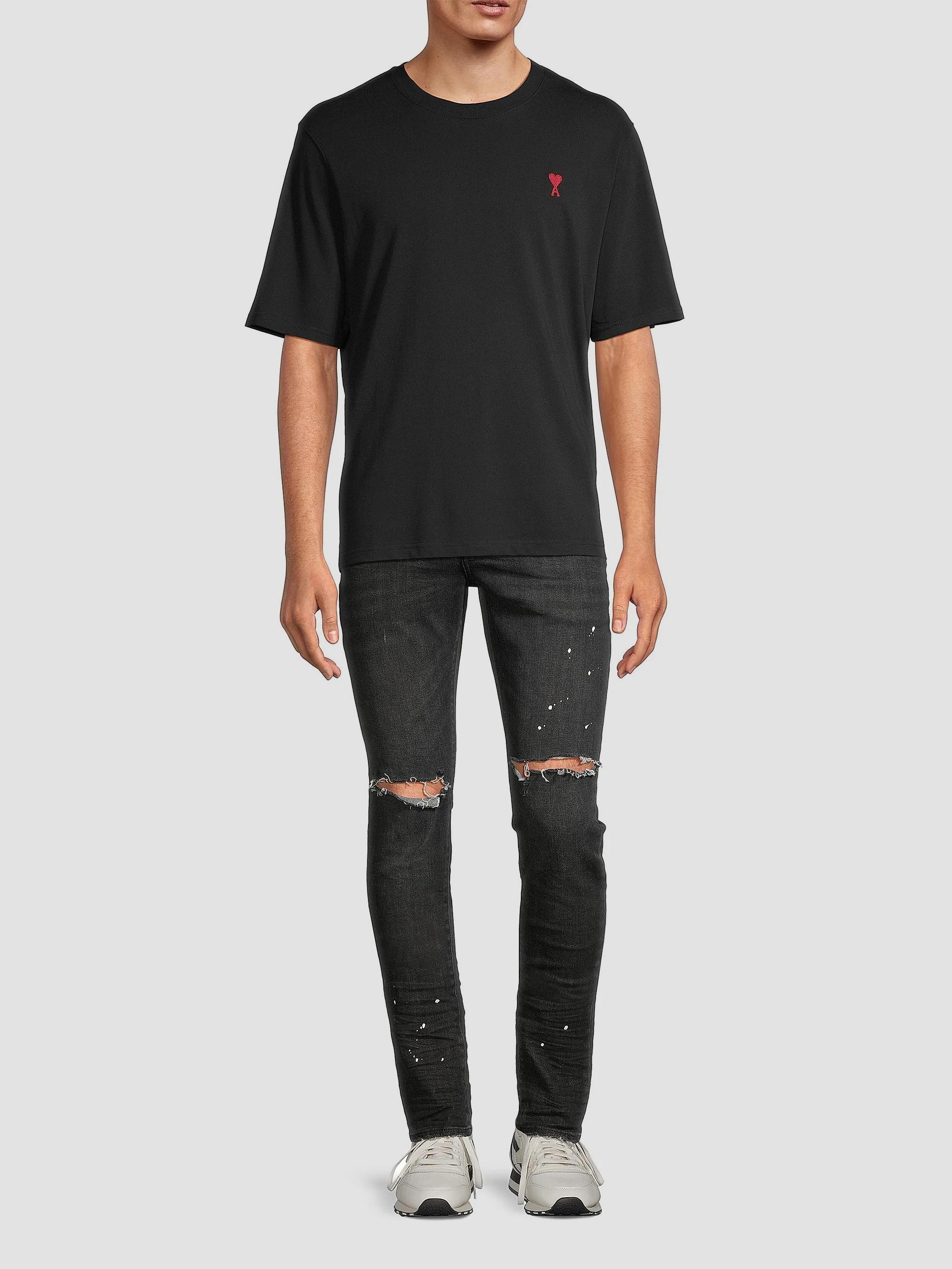 AMI Paris Ami De Coeur Crewneck T-Shirt | Saks Fifth Avenue