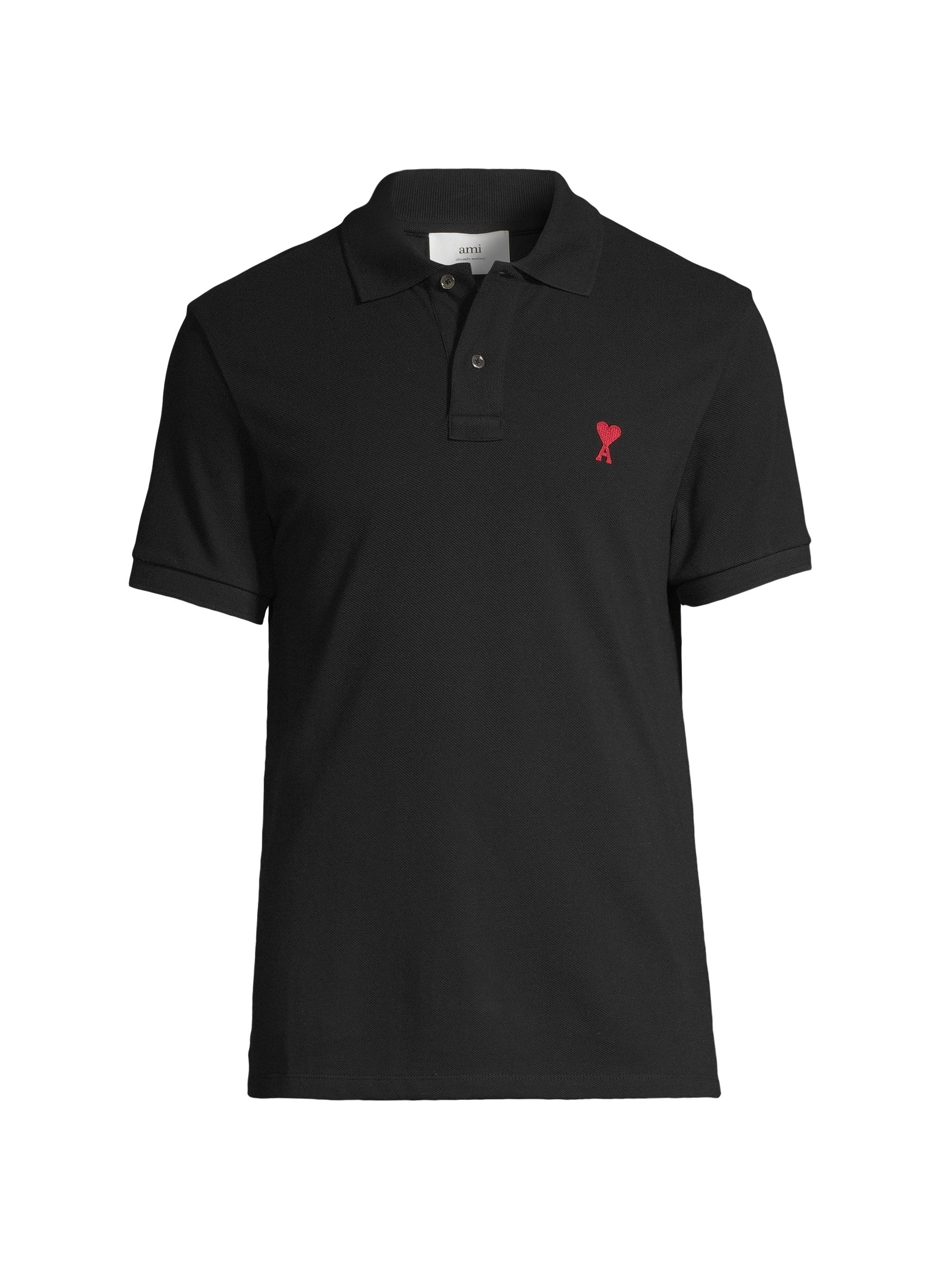 AMI Paris Ami De Coeur Polo Shirt | Saks Fifth Avenue