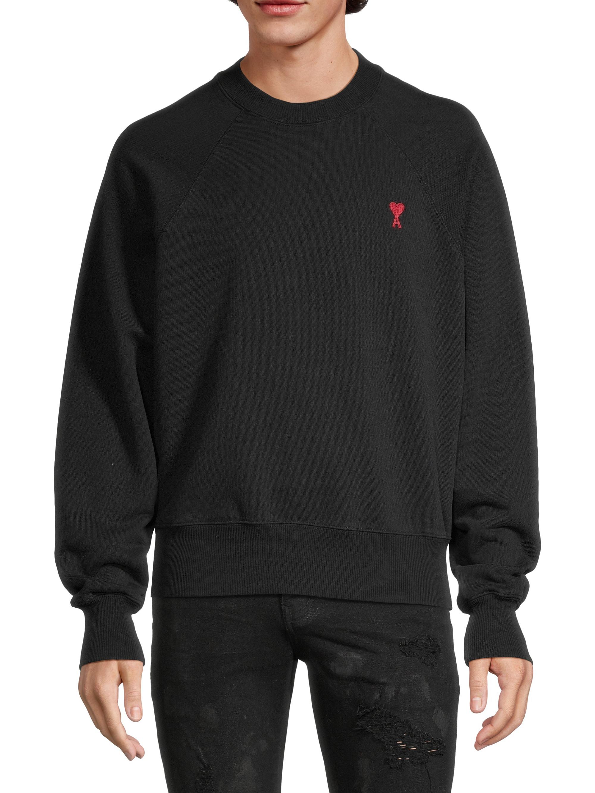 AMI Paris Ami De Coeur Logo Sweatshirt | Saks Fifth Avenue