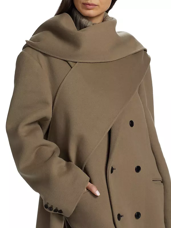 Oversized Oval Cashmere Coat - Ready to Wear