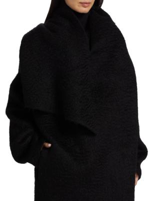 The Row Black Orlando Coat