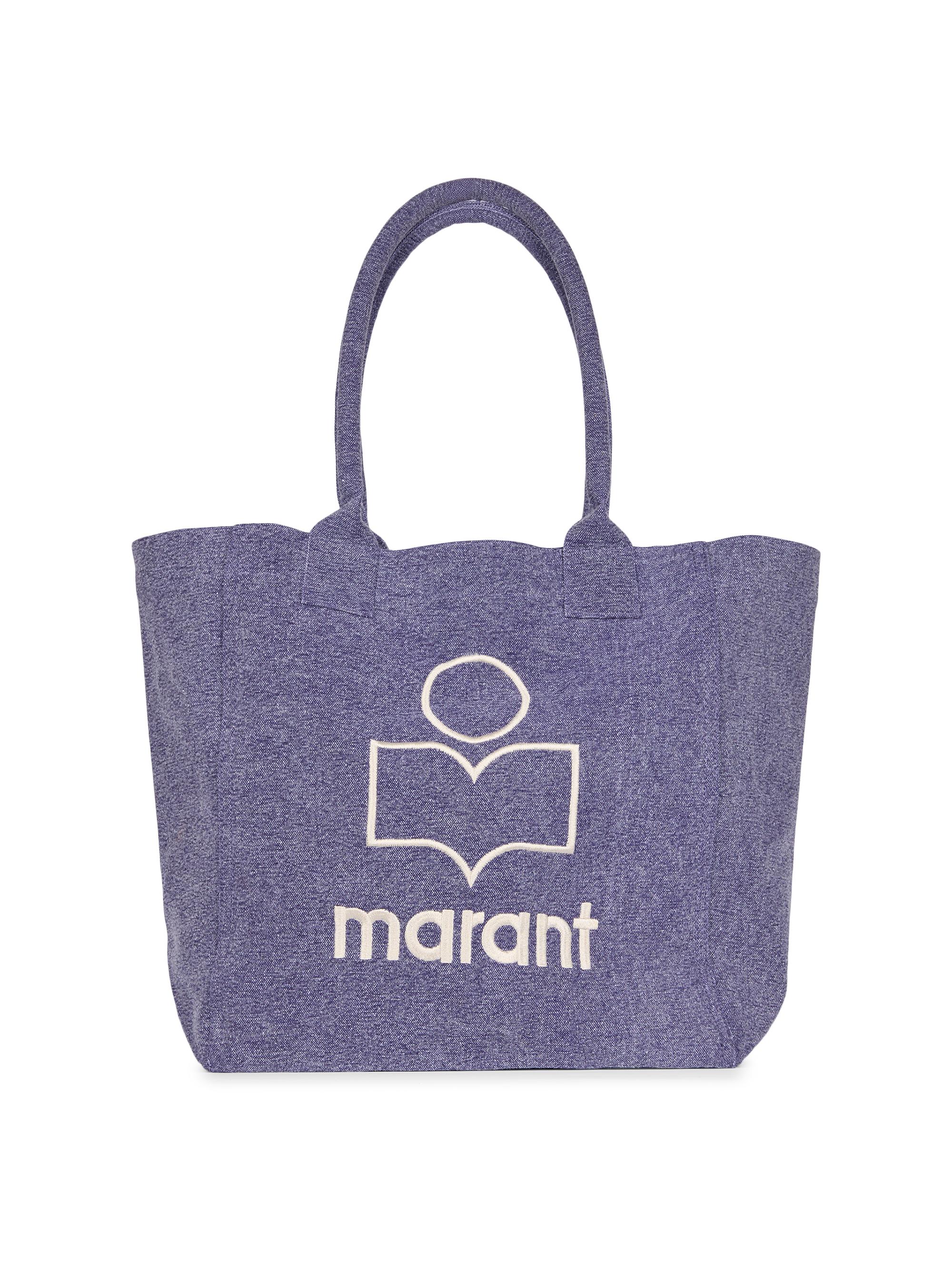 Isabel Marant Women's  Yenky Canvas Logo Tote Bag - Faded Purple
