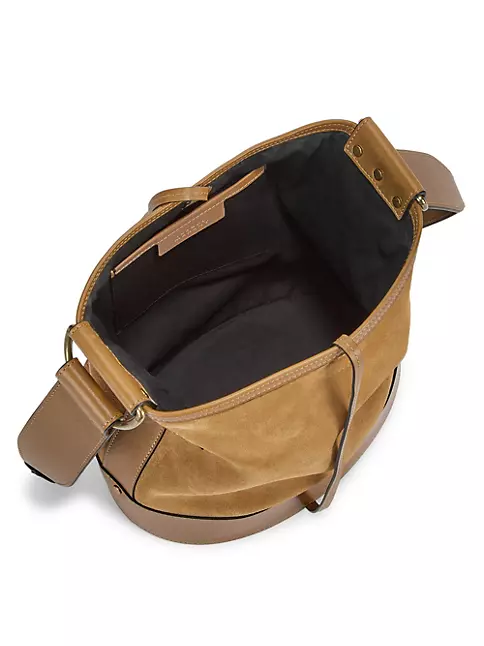 Sway Leather Bucket Crossbody Bag