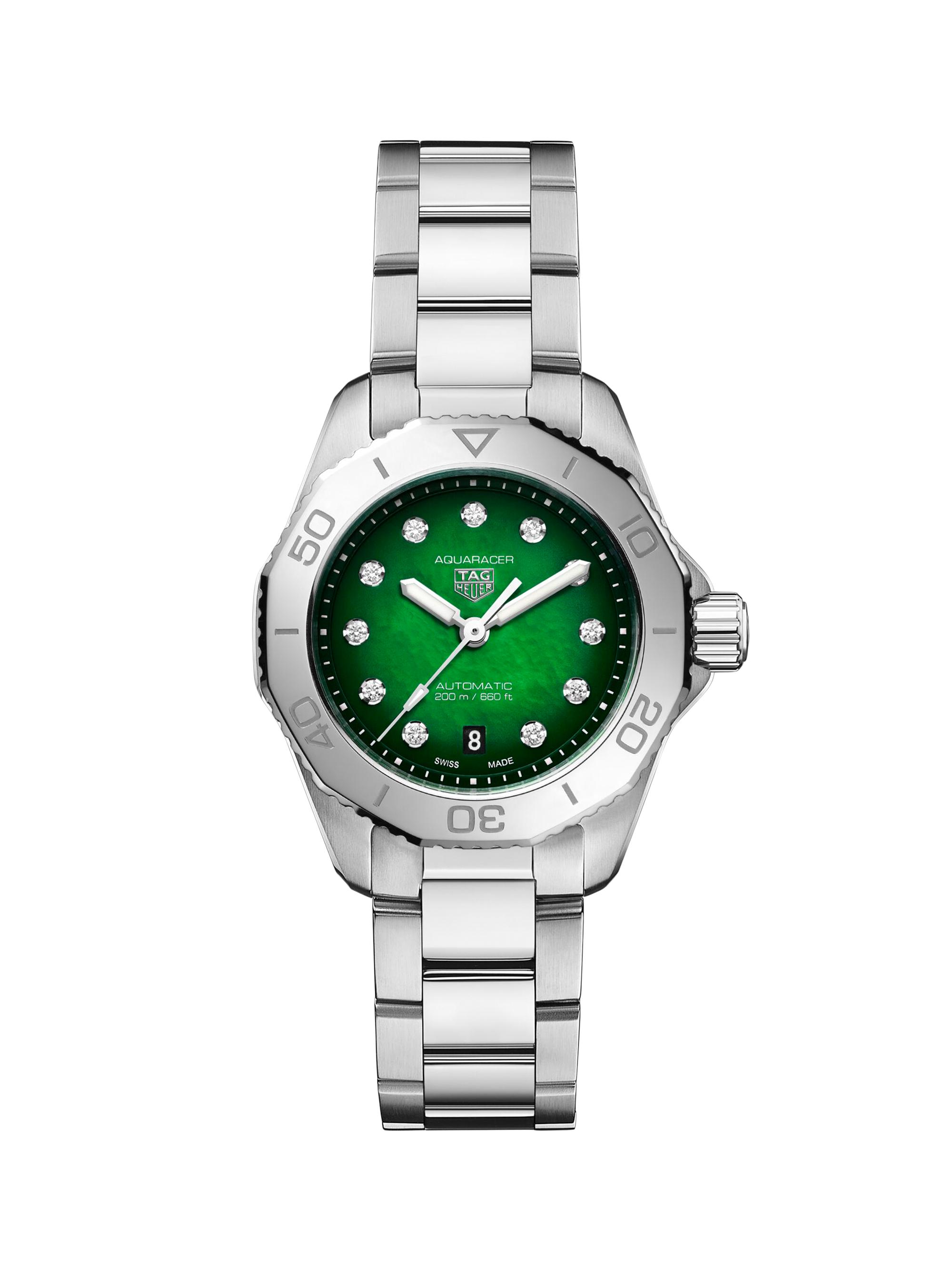 TAG Heuer Women's Aquaracer Professional 200 Stainless Steel & 0.107 TCW Diamond Bracelet Watch/30MM - Steel