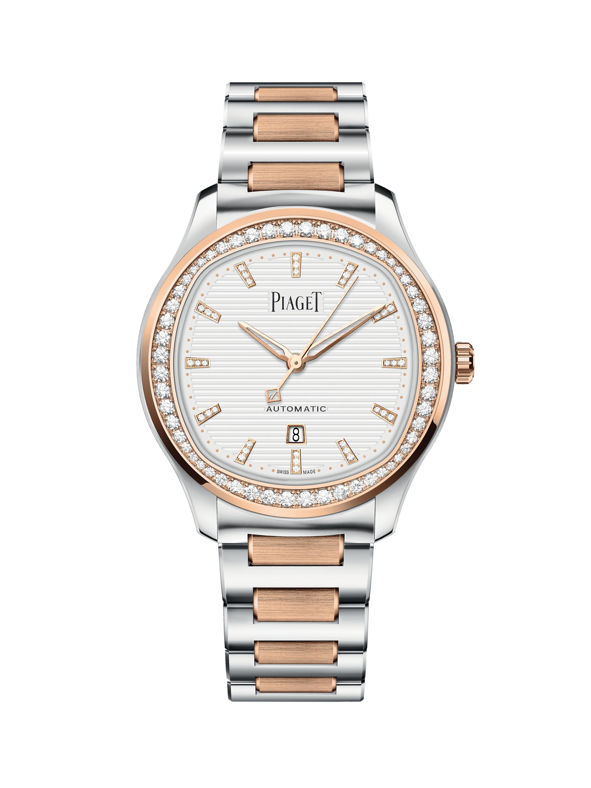 Piaget Polo Two-Tone Stainless Steel TCW Diamond Bracelet
