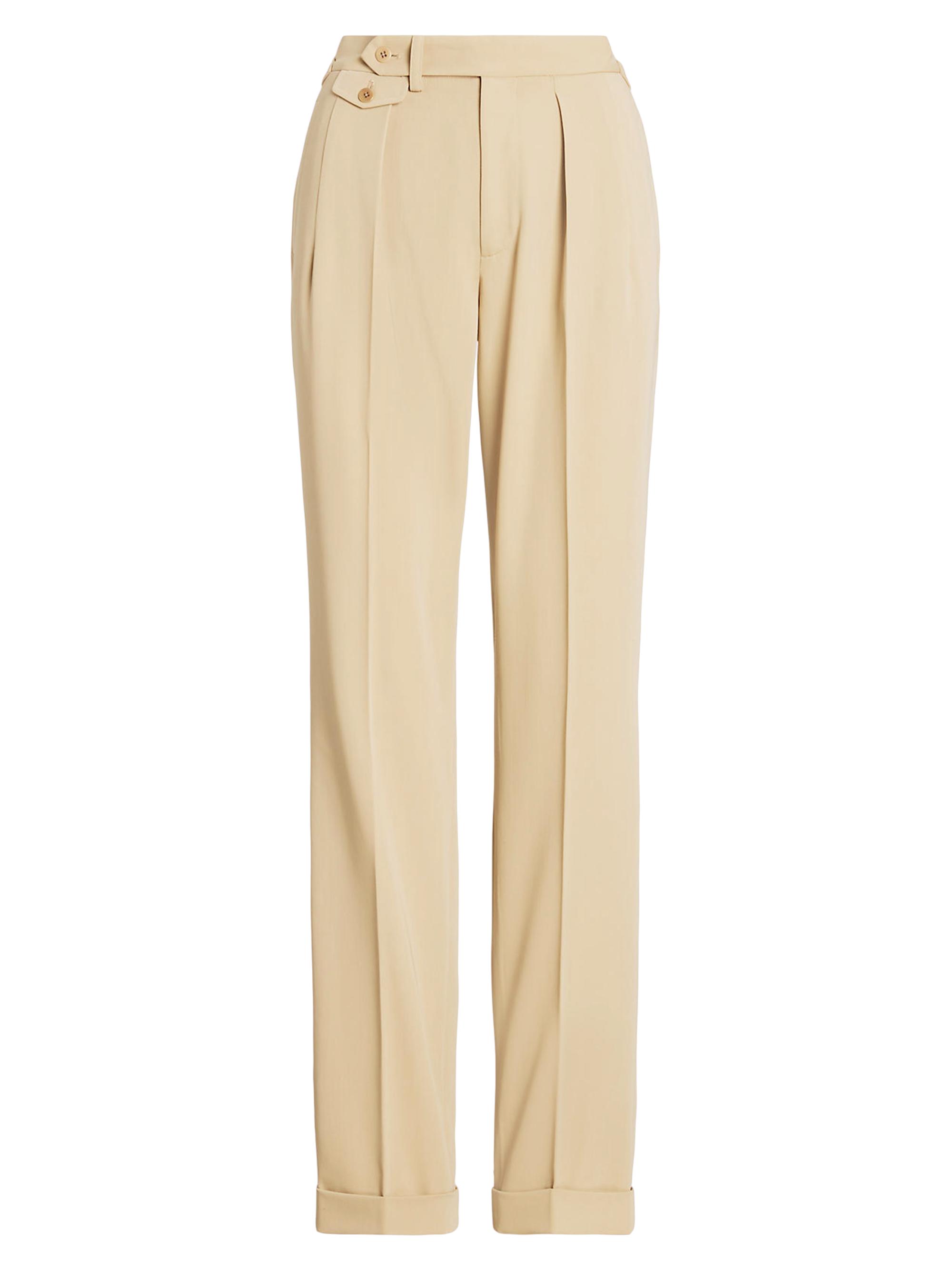 Ralph Lauren Collection Women's Graison Wool Straight-Leg Trousers - Icon Tan