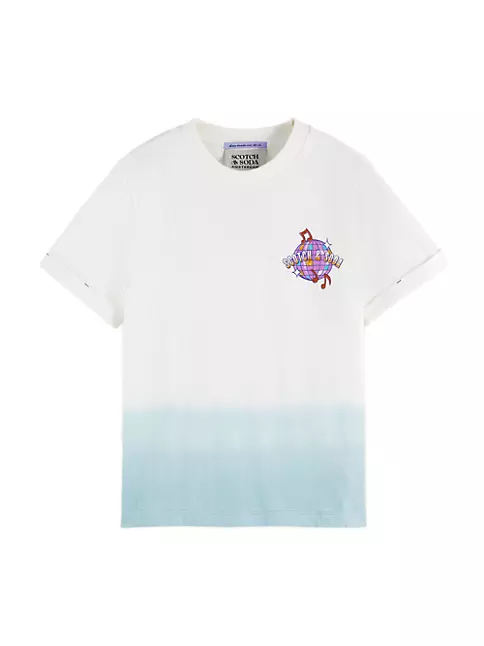 Dior Kids Kid's Dip-Dye Printed T-Shirt