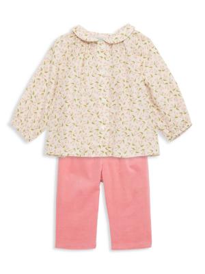 Bonpoint all-over print blouse - White