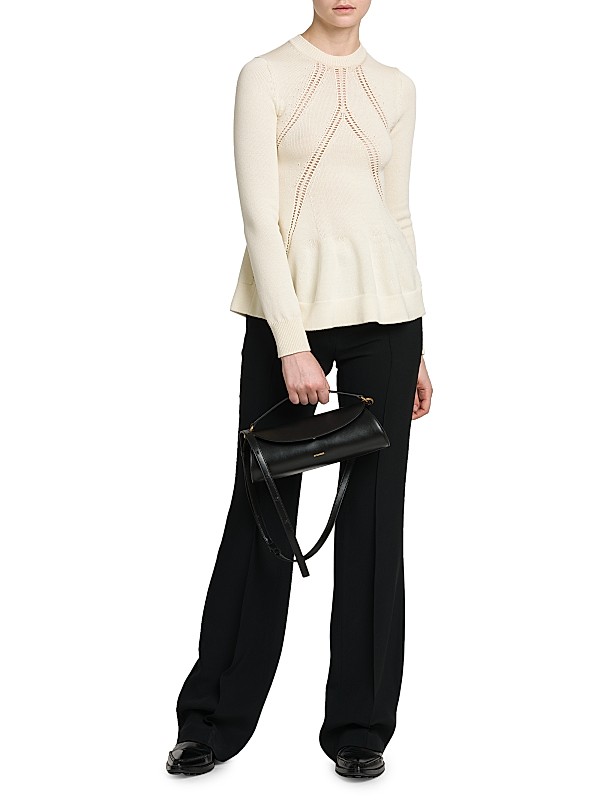 Shop Jil Sander Small Cannolo Leather Shoulder Bag | Saks Shop Jil Sander Small Cannolo Leather Shoulder Bag | Saks