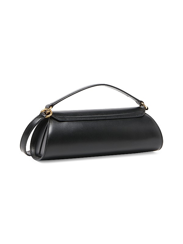 Shop Jil Sander Small Cannolo Leather Shoulder Bag | Saks Shop Jil Sander Small Cannolo Leather Shoulder Bag | Saks