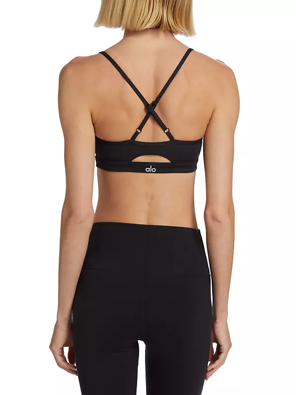 Airlift Intrigue sports bra in black - Alo Yoga