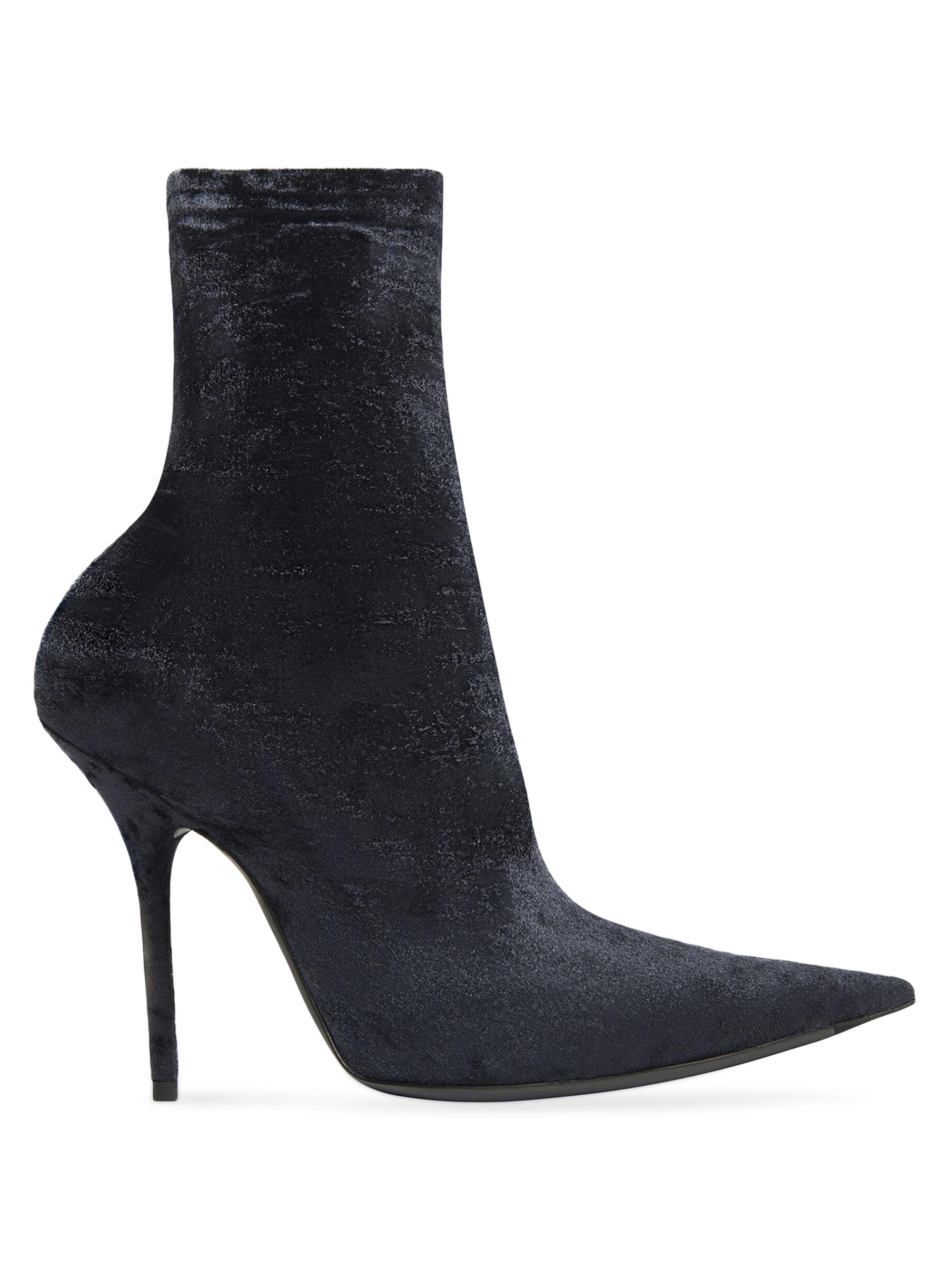 Balenciaga Women's Knife 1mm Booties - Black