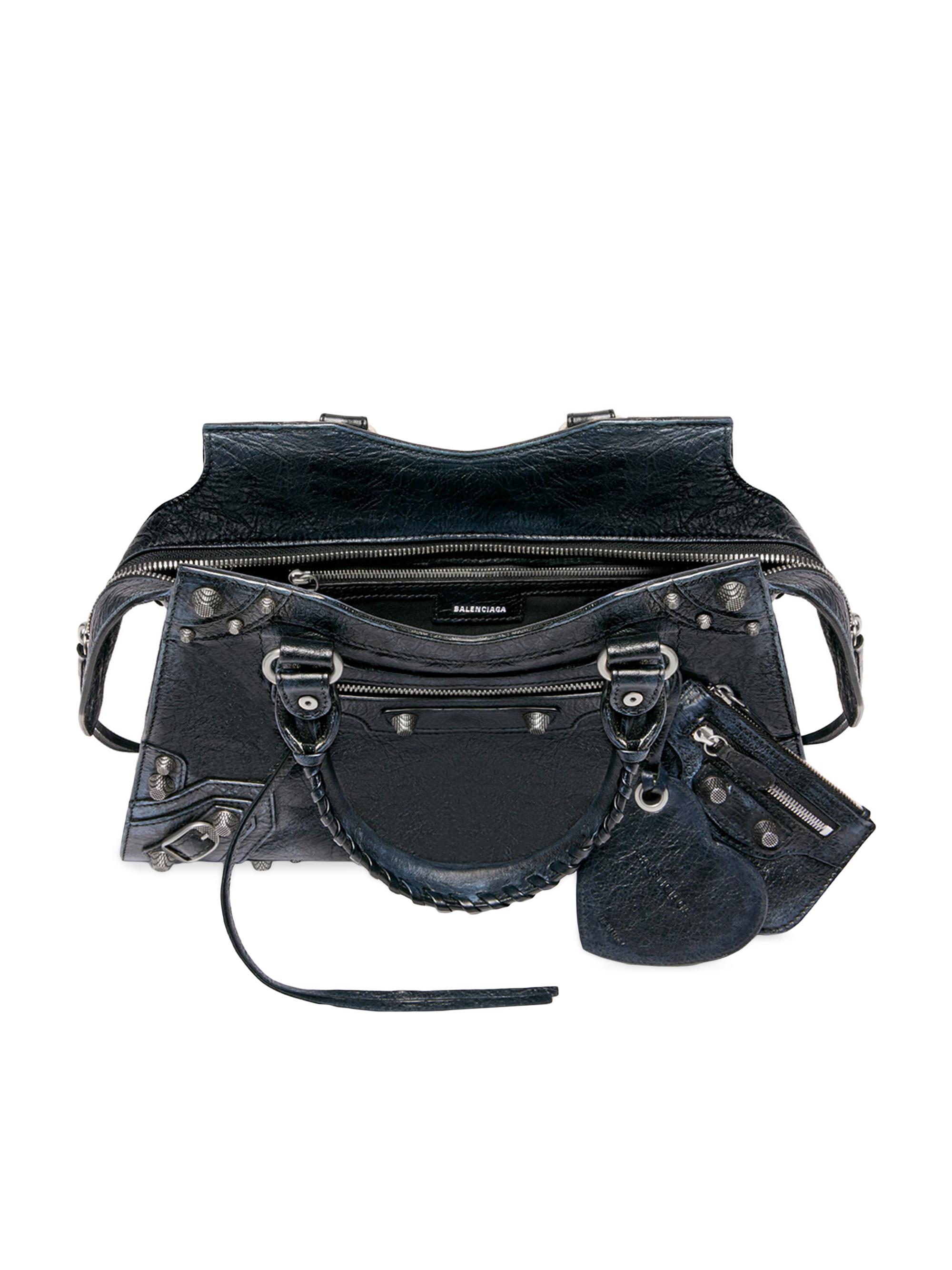Balenciaga Neo Cagole City Small Handbag Dirty Effect | Saks Fifth
